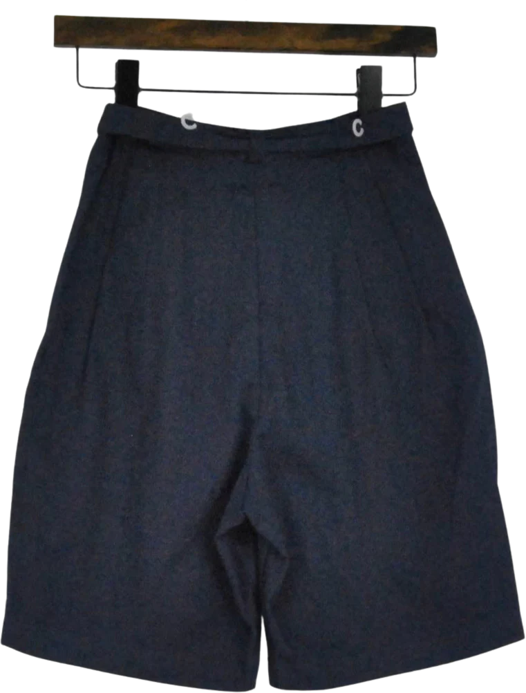 Blue Cotton Shorts By Aldrich & Aldrich - Image 2