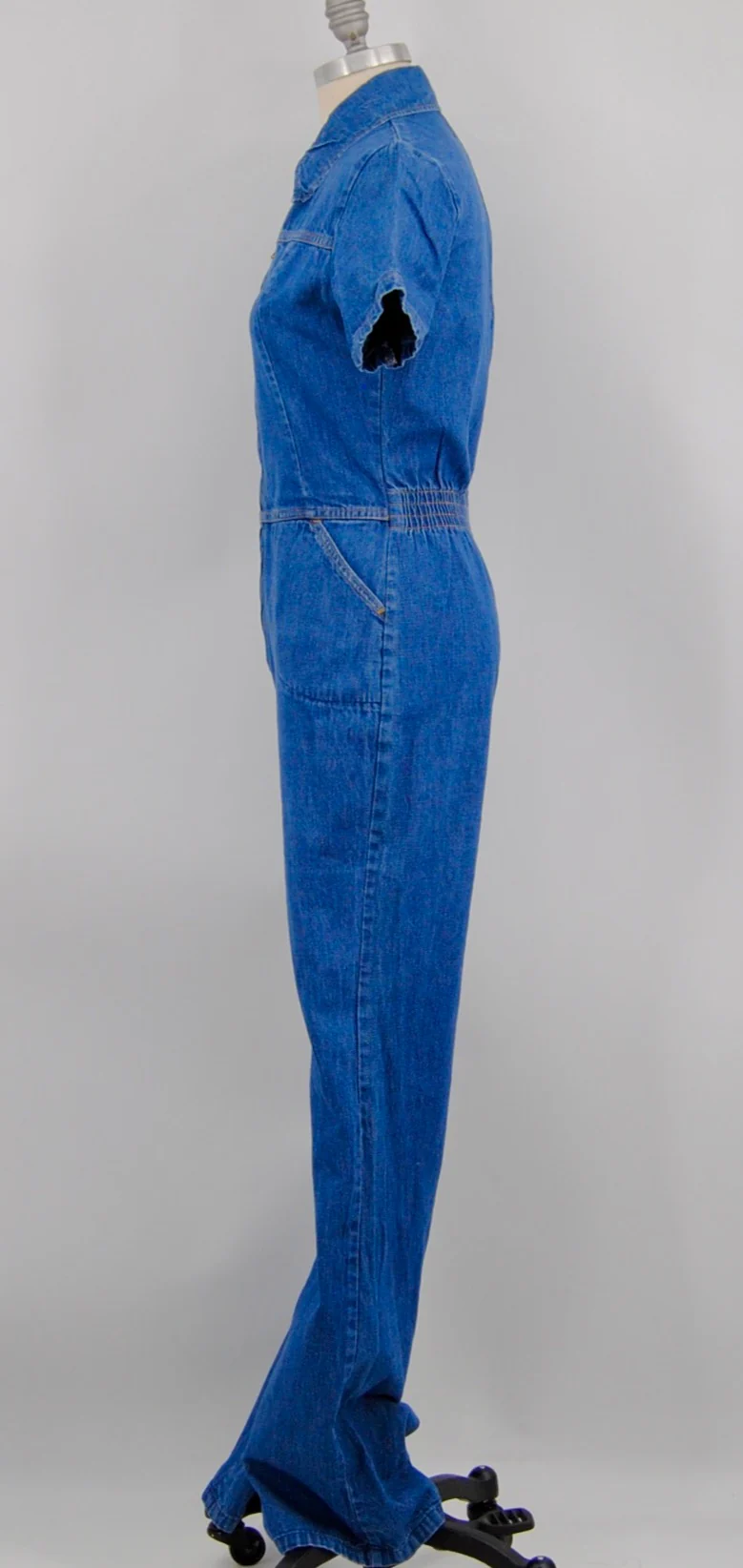 Blue Denim Jumpsuit by  Wilkins - Image 3