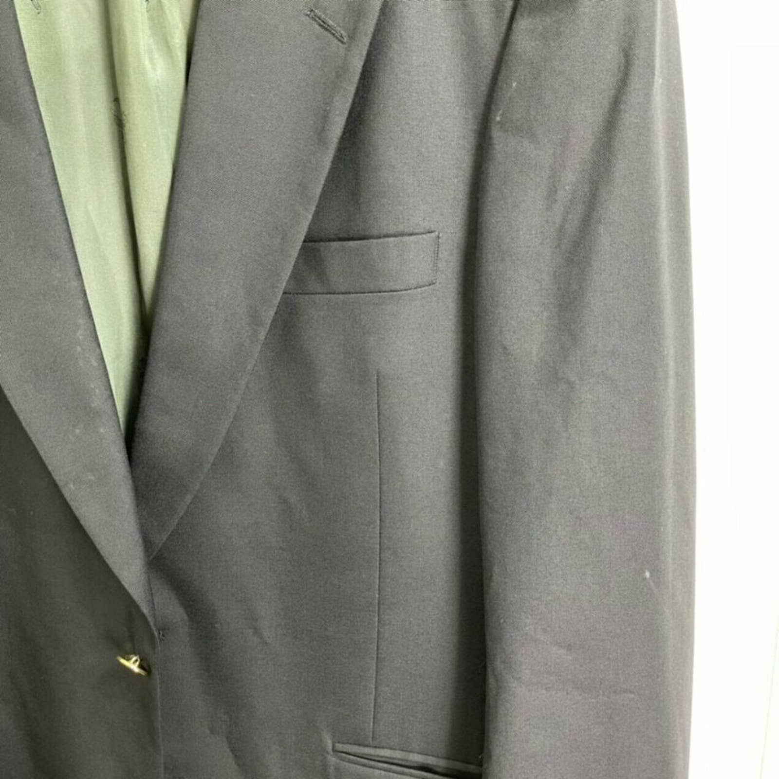 Blue Vintage Wool Sport Jacket by Burberry - Image 8