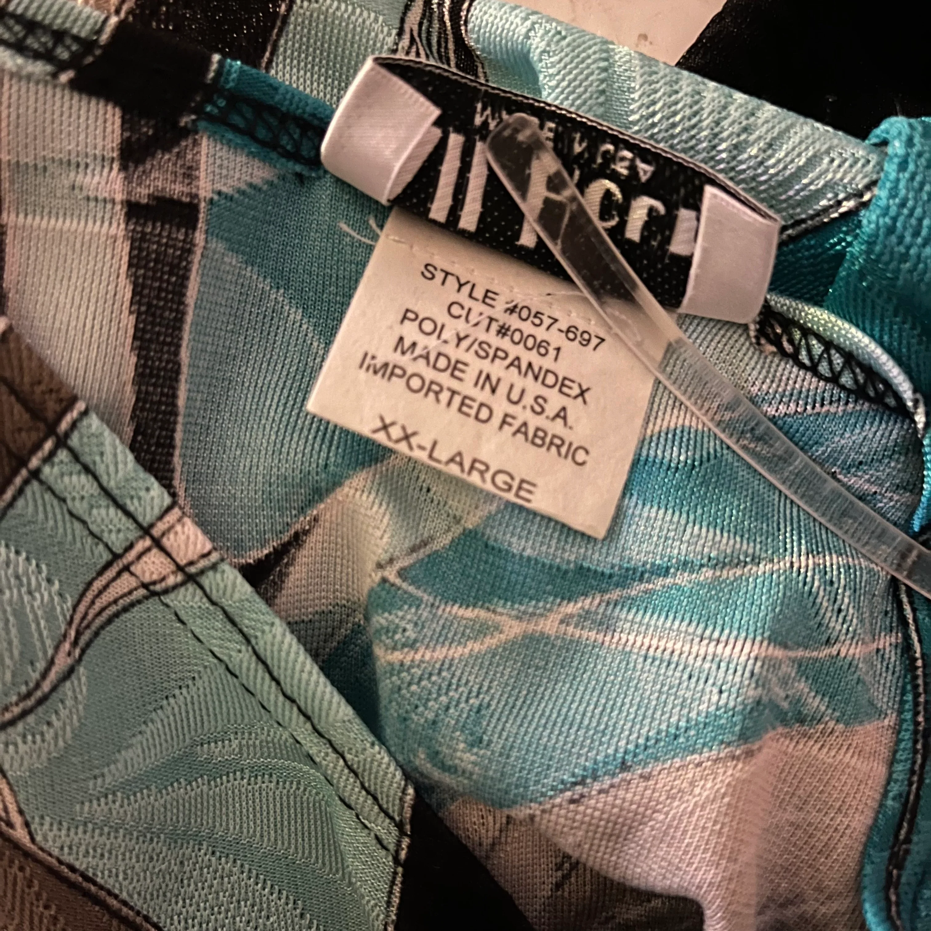 Bold Print Turquoise Black Popover Plus Size Xxl By All Hours - Image 5