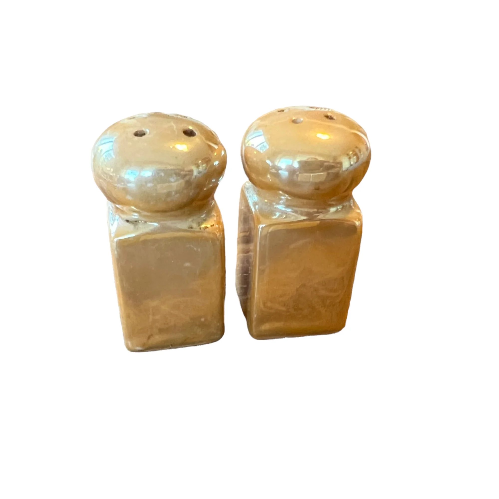 Bone China Lusterware Shakers In Carrier Japan - Image 7