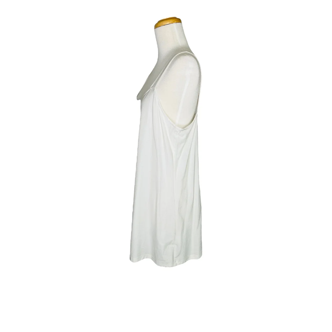 Bone Long Cami Lightweight Washable Stretch Crepe Nwt Womens Sz L by Eileen Fisher - Image 5