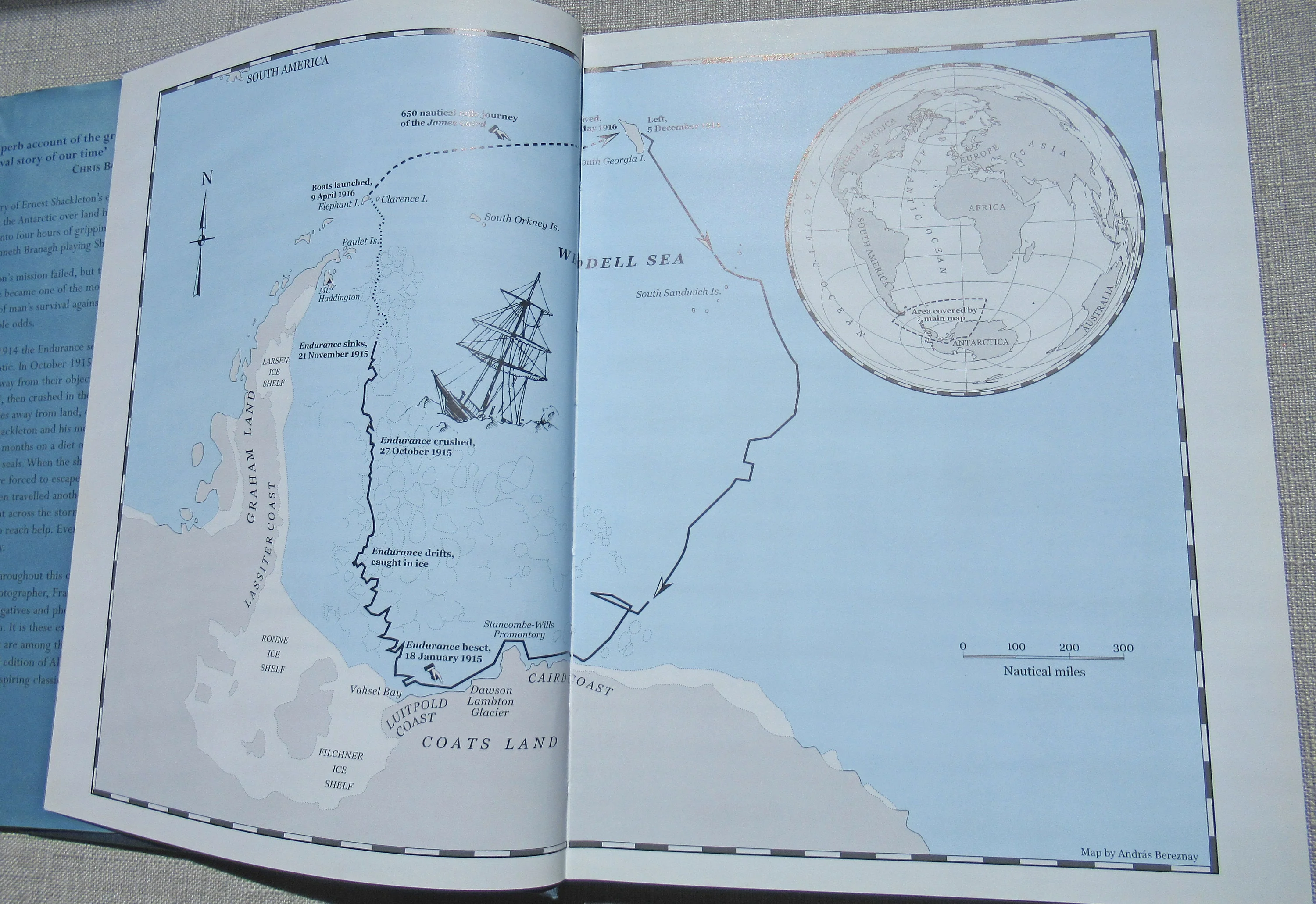 Book: Endurance Shackleton's Incredible Voyage To The Antarctic, Hardcover Orion Publishing Group, Printed In London, Uk by Alfred Lansing - Image 2