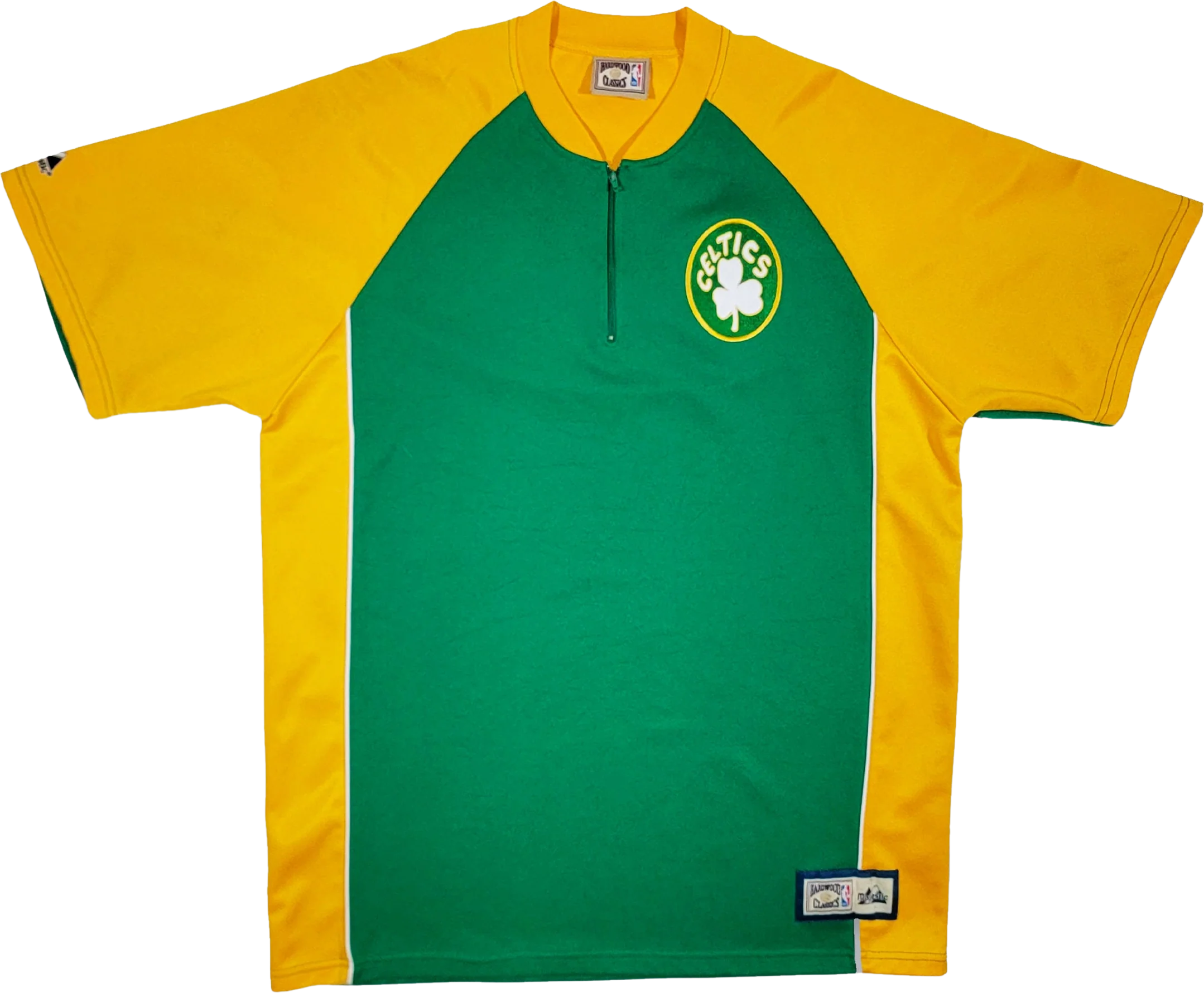Boston Celtics Vintage 00s Majestic Warm Up Jersey Shirt Hardwood Classics Nba Basketball Shooting Shirt Men's Size Xl