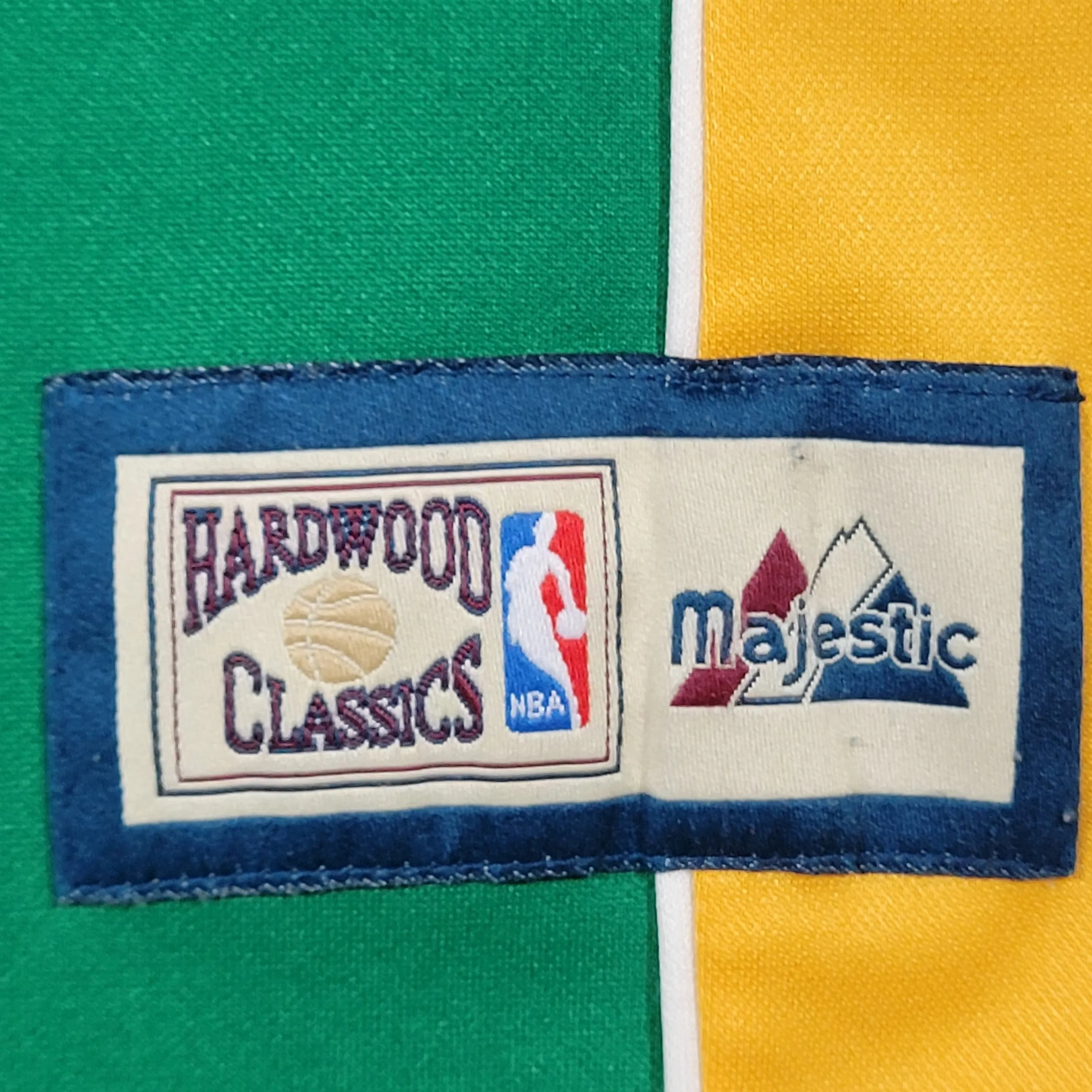 Boston Celtics Vintage 00s Majestic Warm Up Jersey Shirt Hardwood Classics Nba Basketball Shooting Shirt Men's Size Xl - Image 4