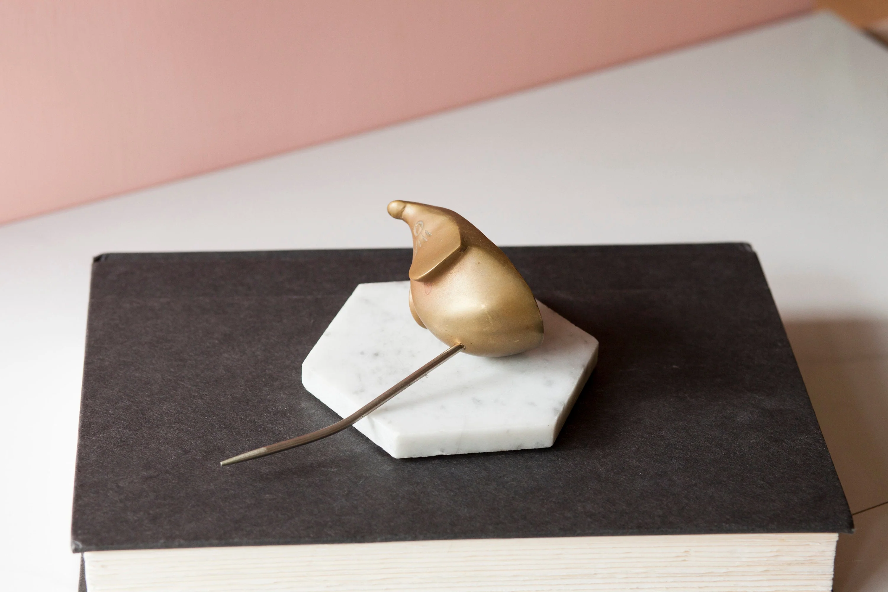 Brass Mouse with Long Tail Figure Vintage by Gatco - Image 6