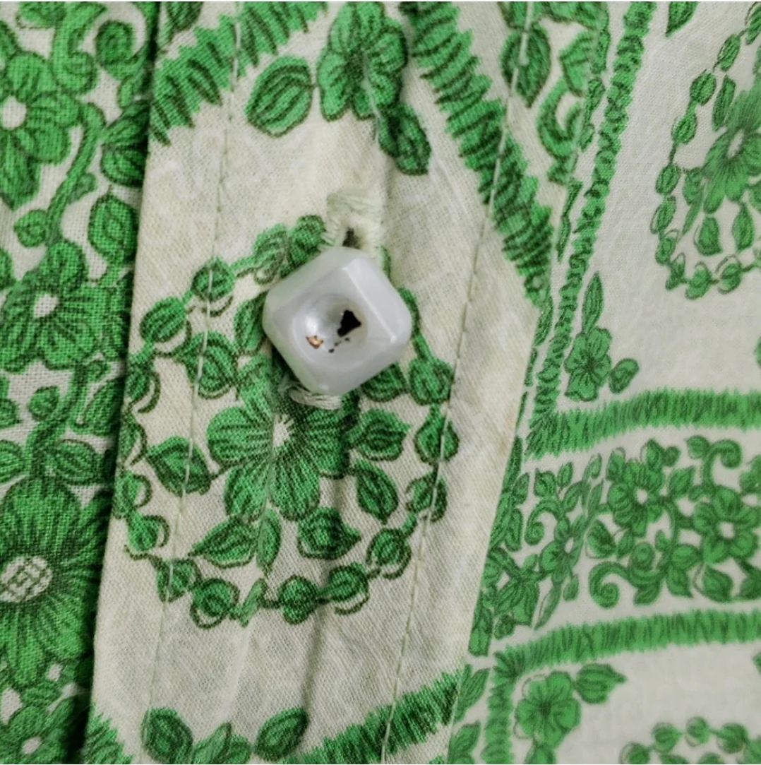 Brentwood Green Button Up Dress By Penney's - Image 12