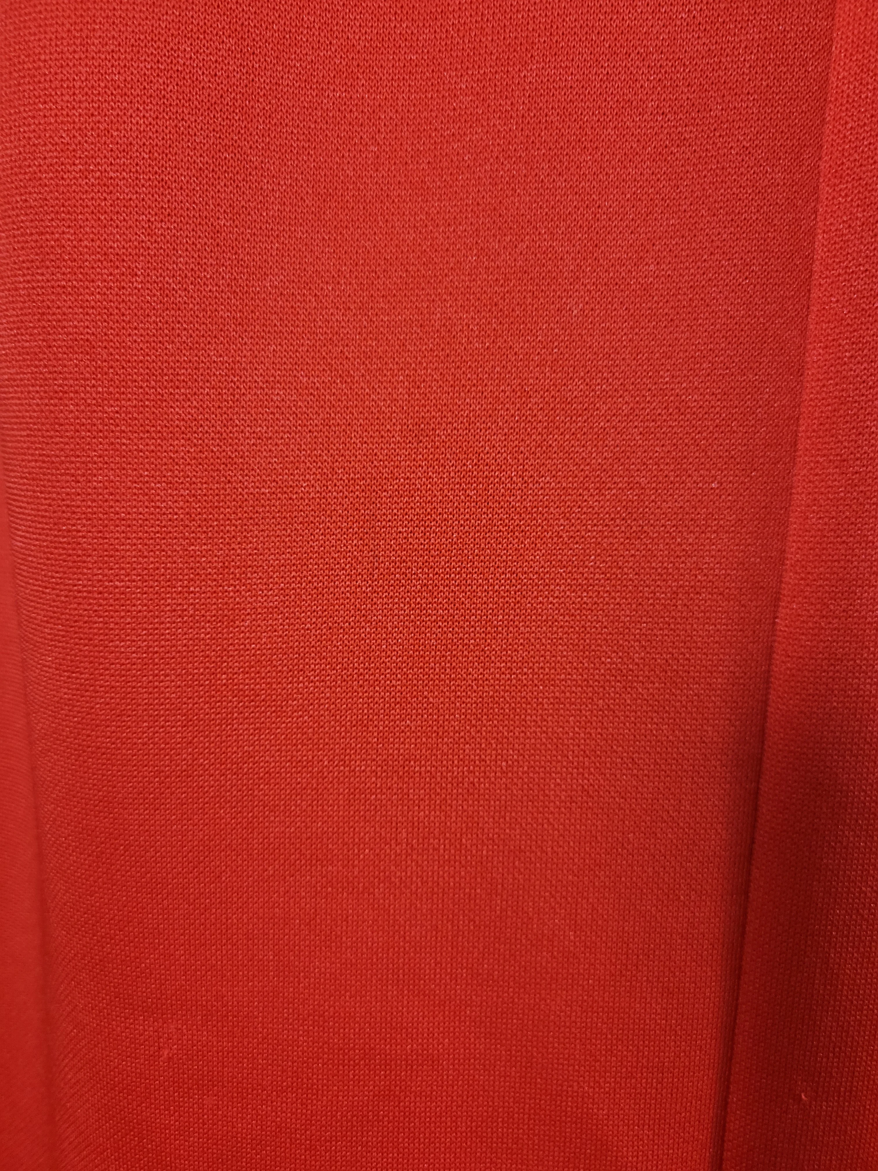 Bright Red Sleeveless Empire Waist Maxi Dress By Leslie Fay Knits - Image 13