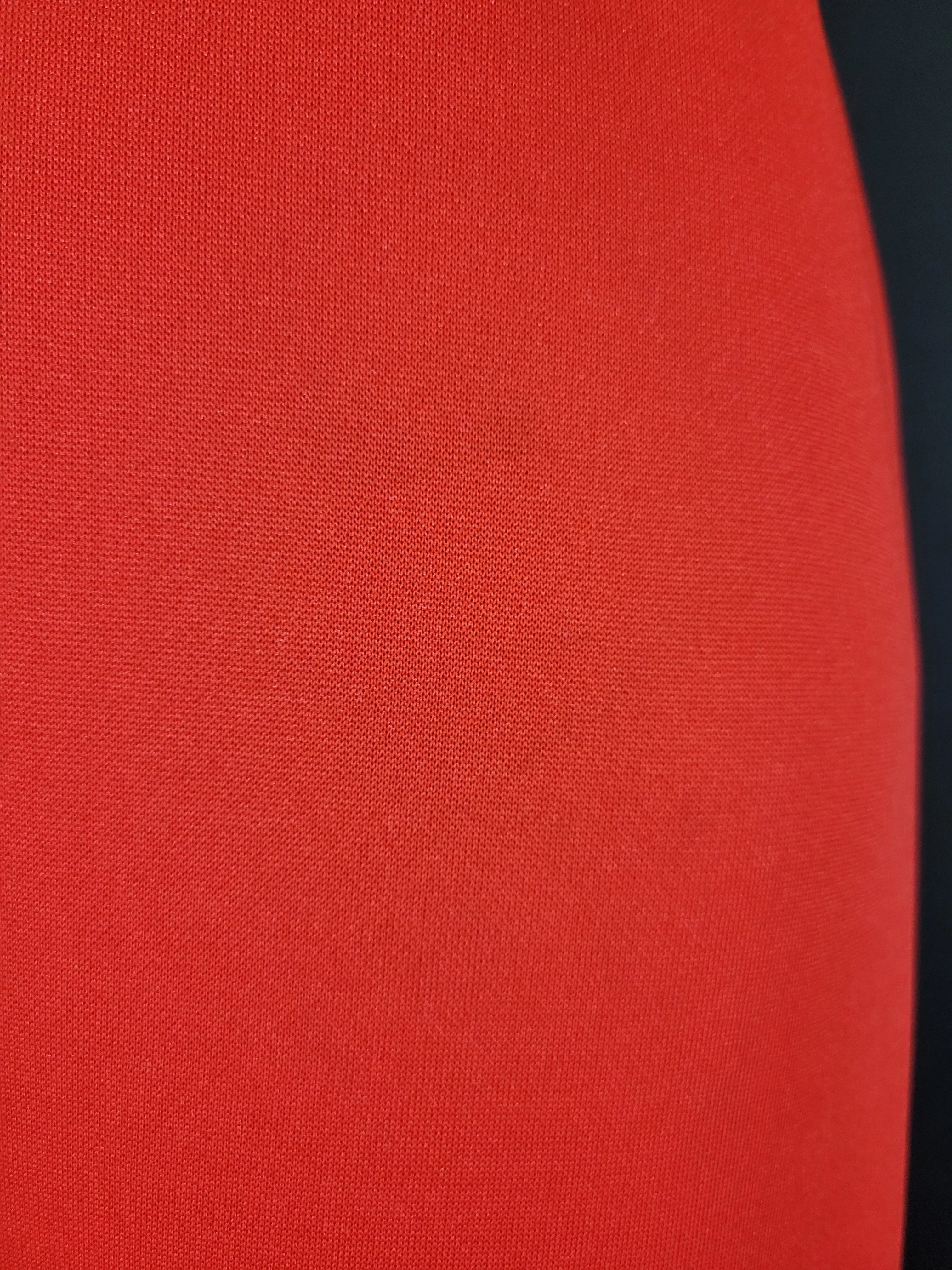 Bright Red Sleeveless Empire Waist Maxi Dress By Leslie Fay Knits - Image 6