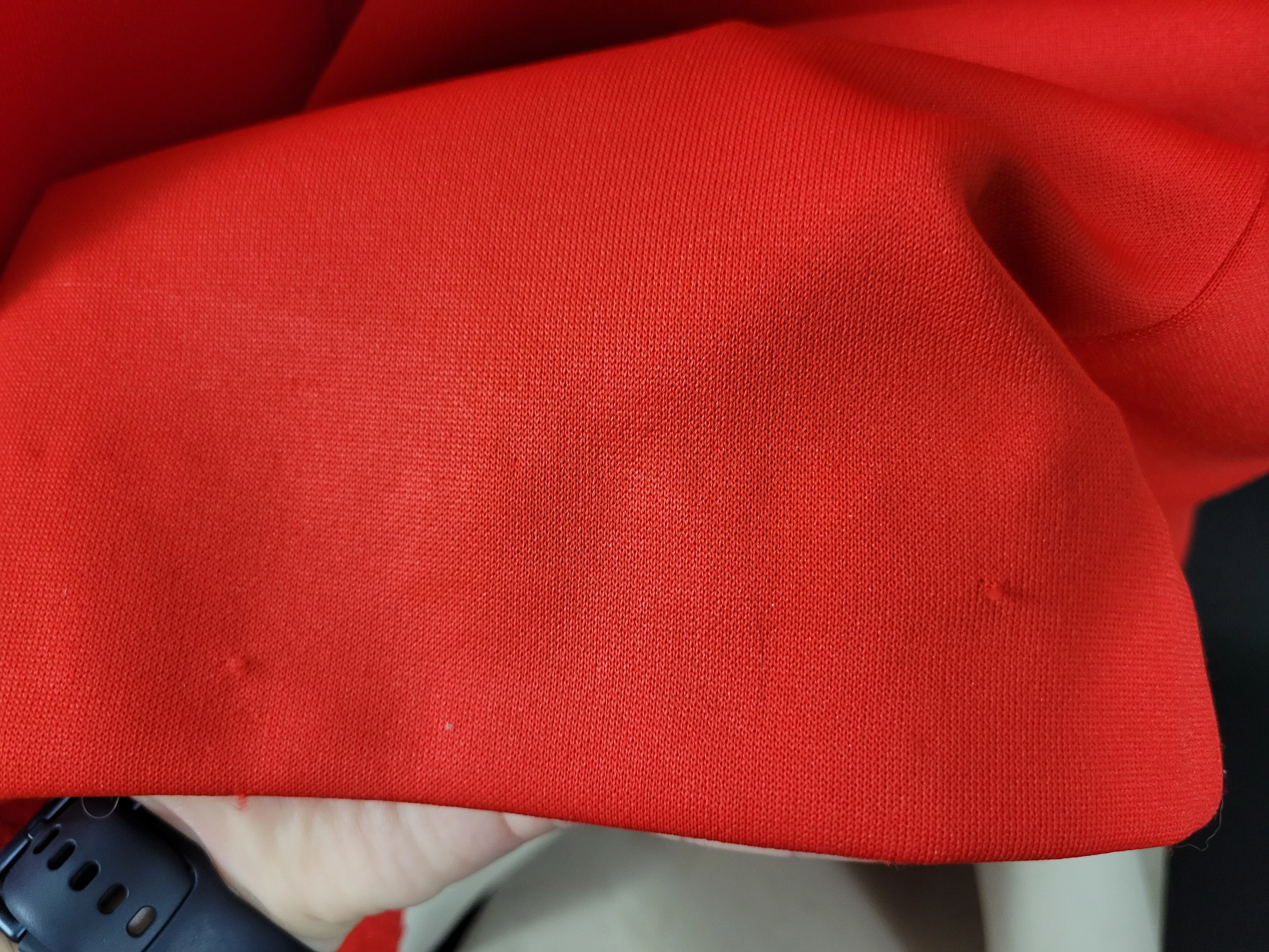 Bright Red Sleeveless Empire Waist Maxi Dress By Leslie Fay Knits - Image 8