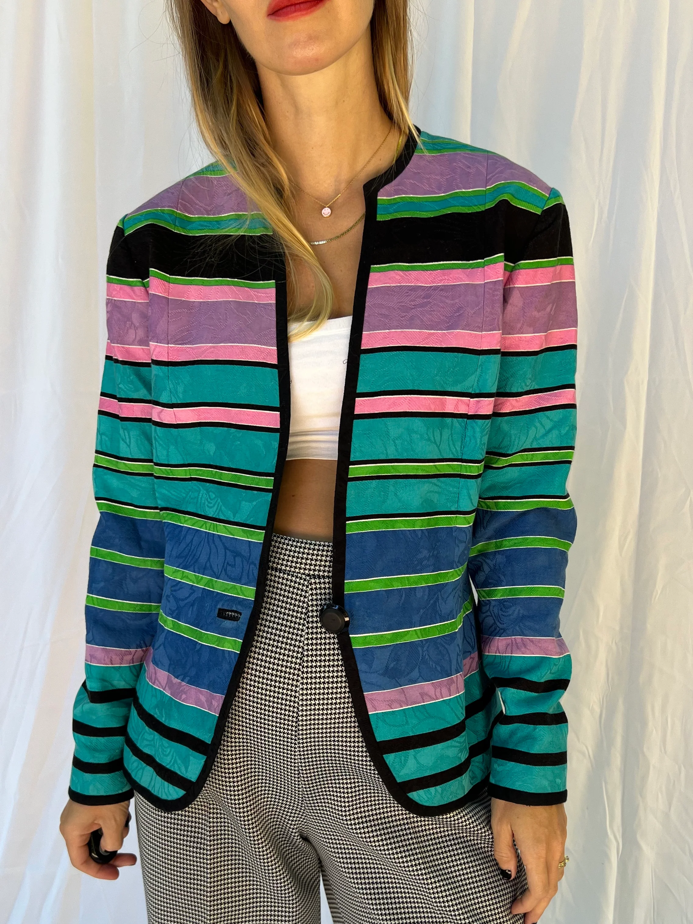 Bright Striped Lightweight Jacket - Image 8
