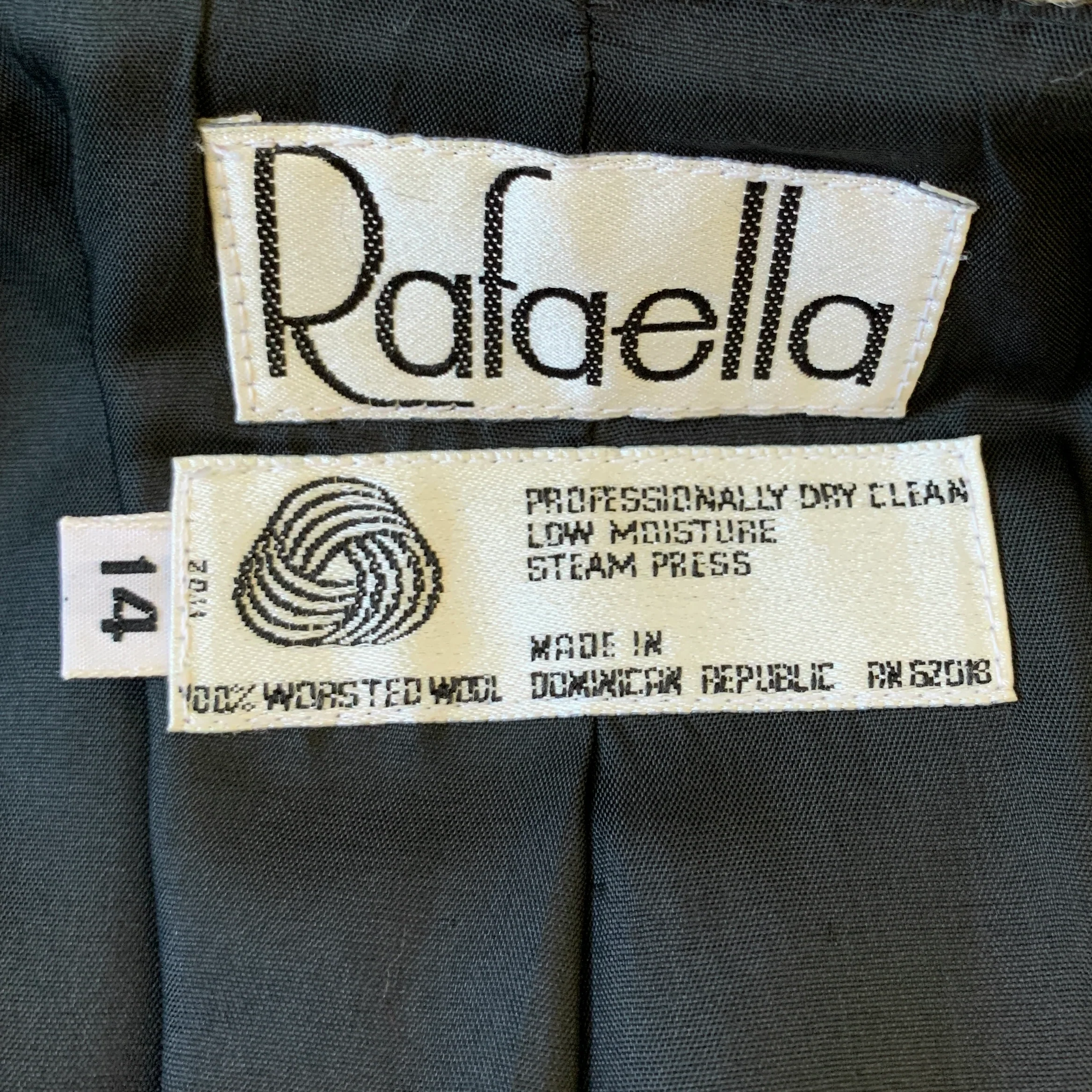 Brown Tan Black Houndstooth Wool Blazer By Rafaella - Image 7