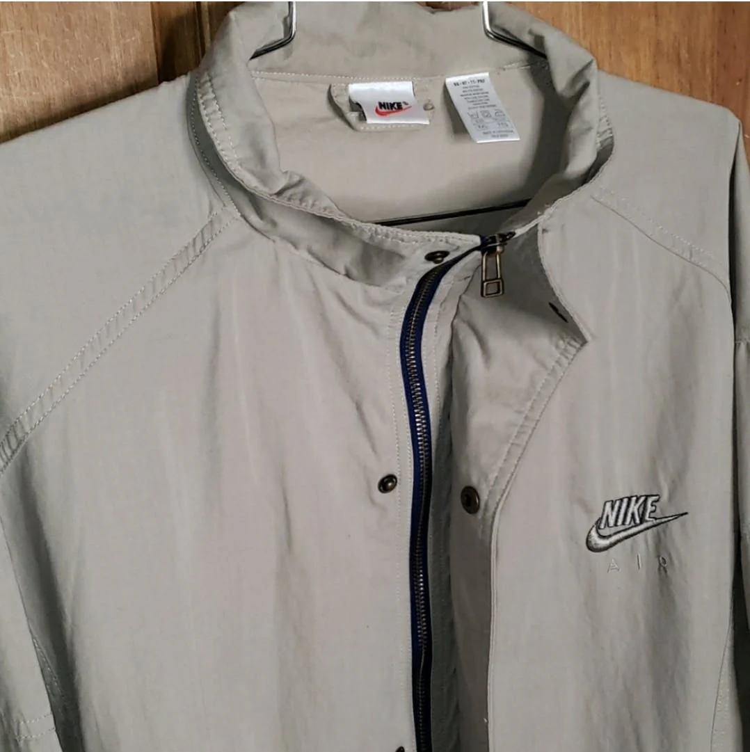 Brushed Cotton Blend Light Jacket by Nike - Image 8