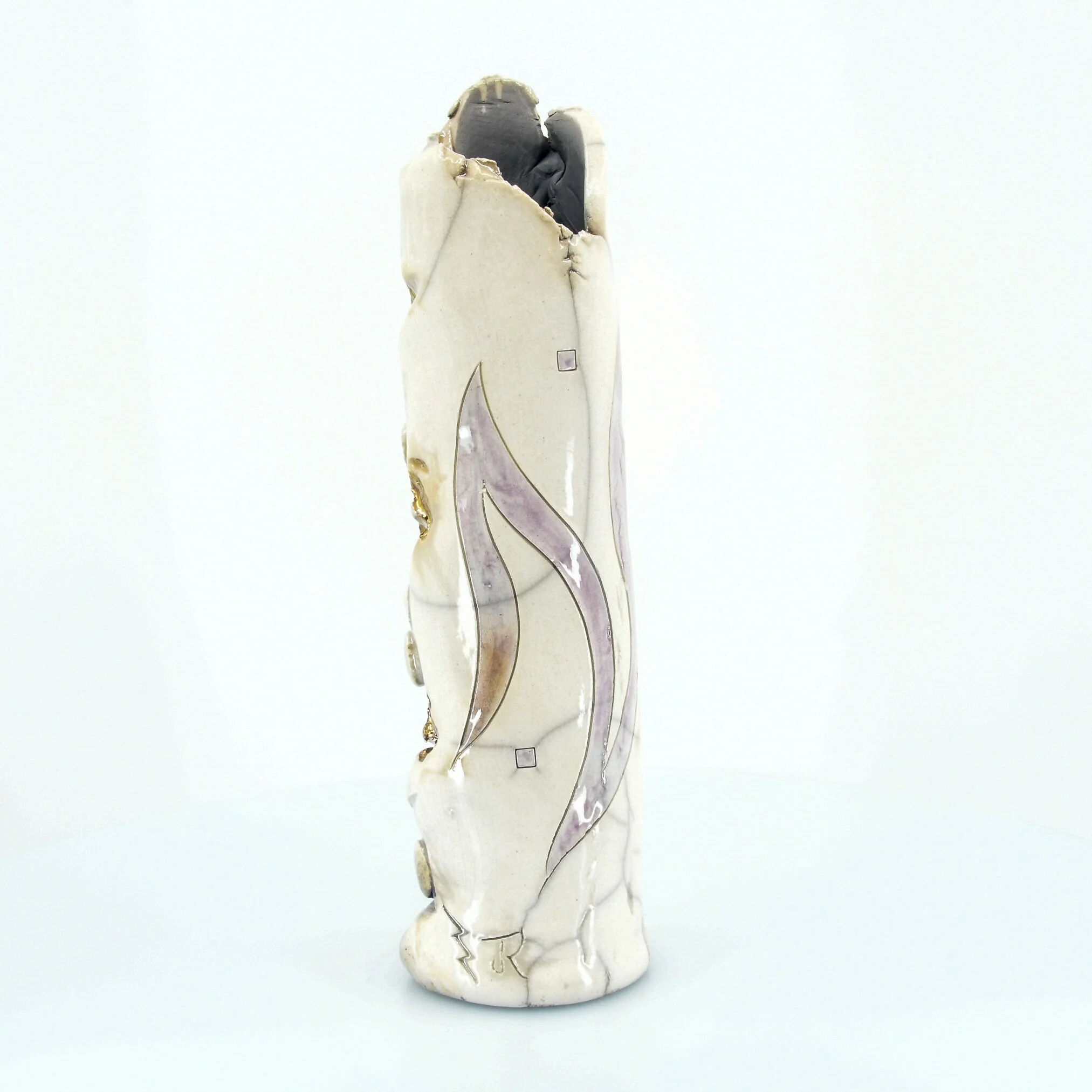 Brutalist Savage Claw Ceramic Vase - Image 3