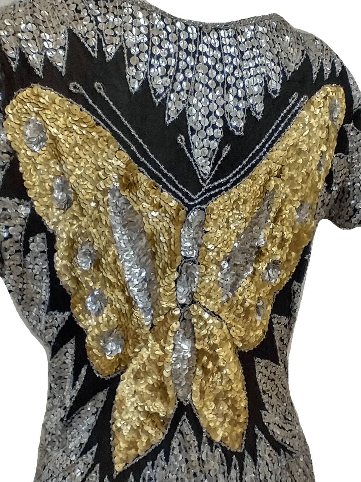 Butterfly Sequined Blouse By Orlet's