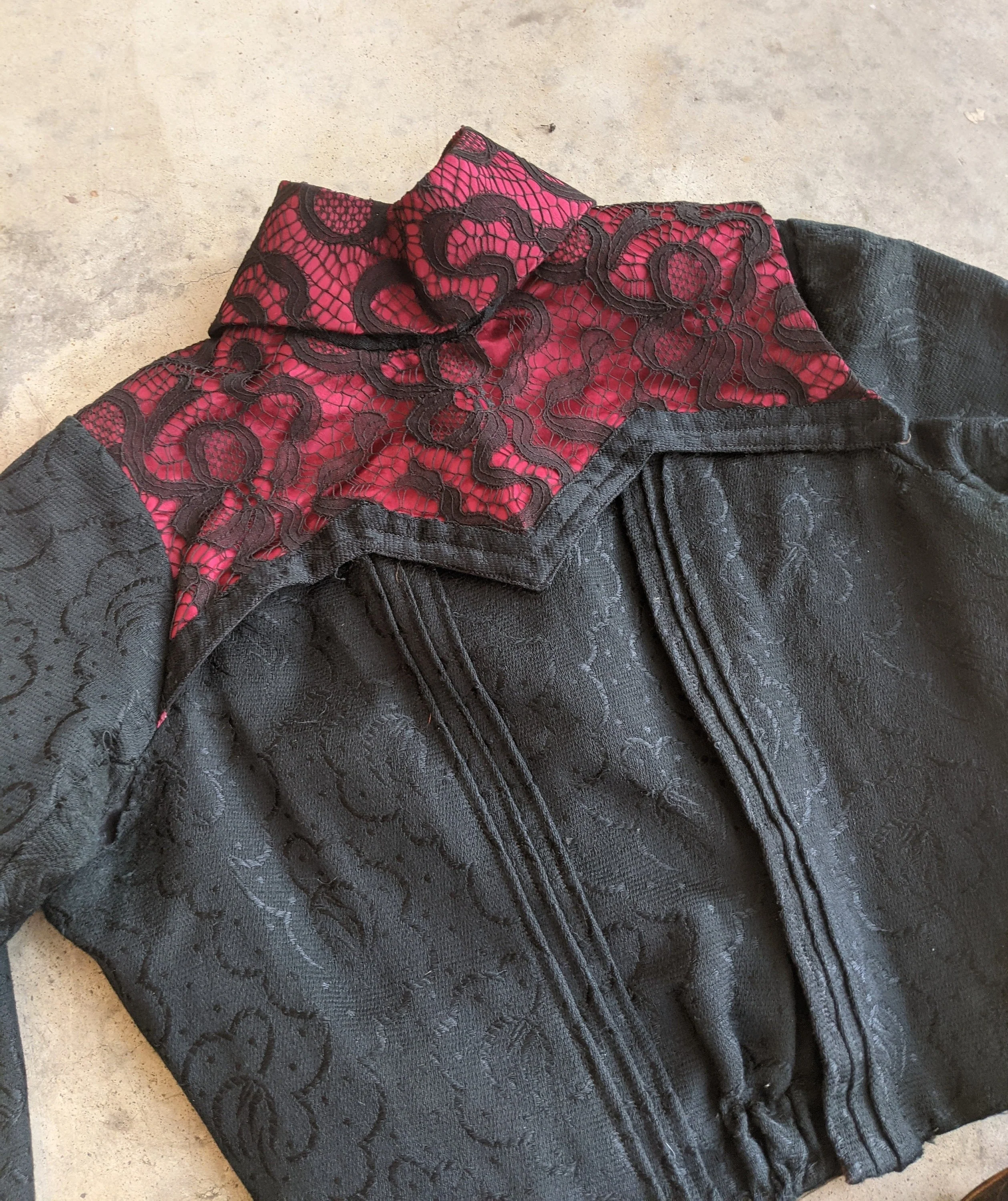 C. 1900 Bodice Study Display, Repair Antique Victorian Edwardian Clothing Historical Fashion - Image 2