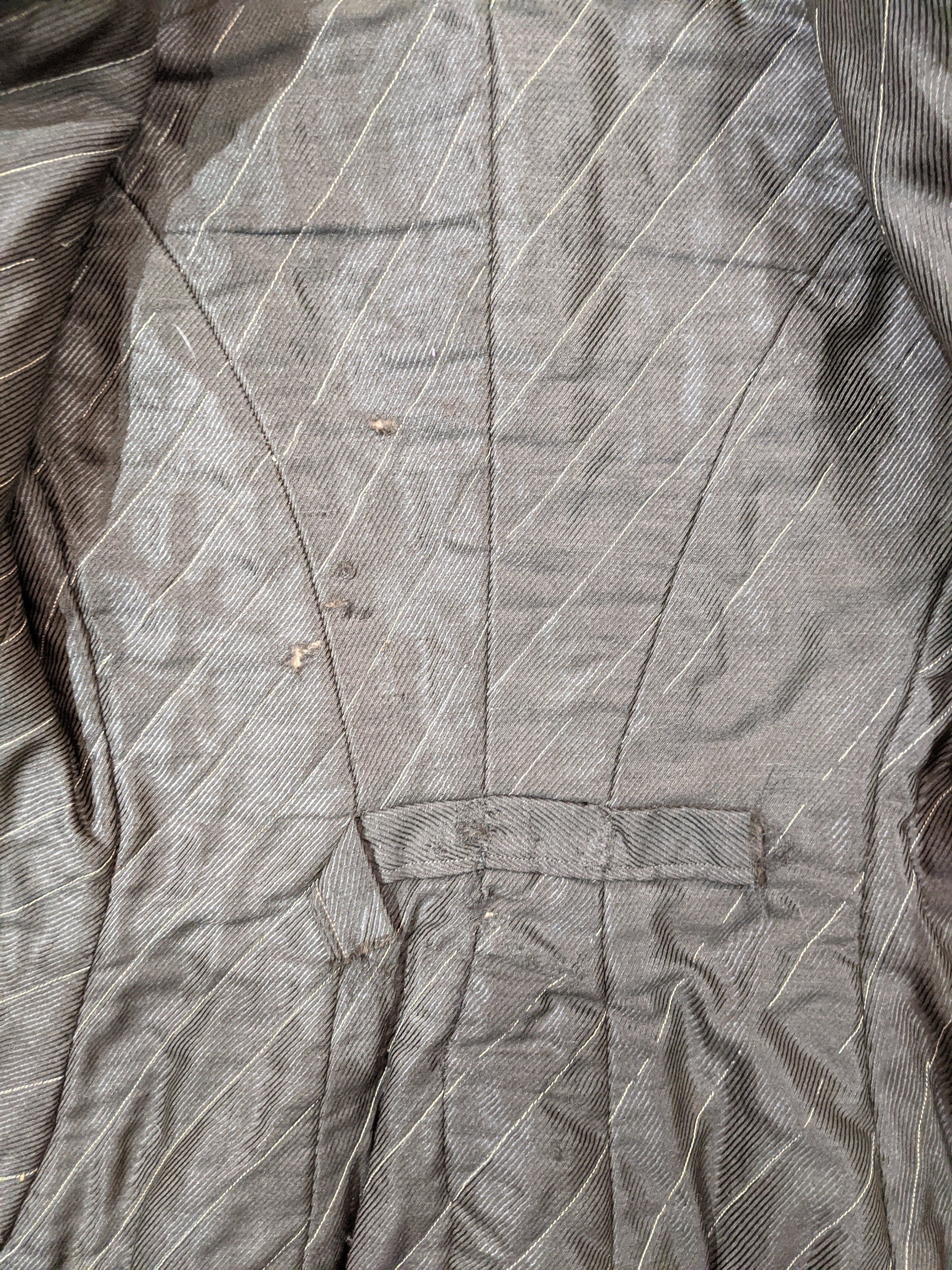C. Edwardian Silk Velvet Lambsool Jacket Antique Edwardian Coat Historical Fashion - Image 5
