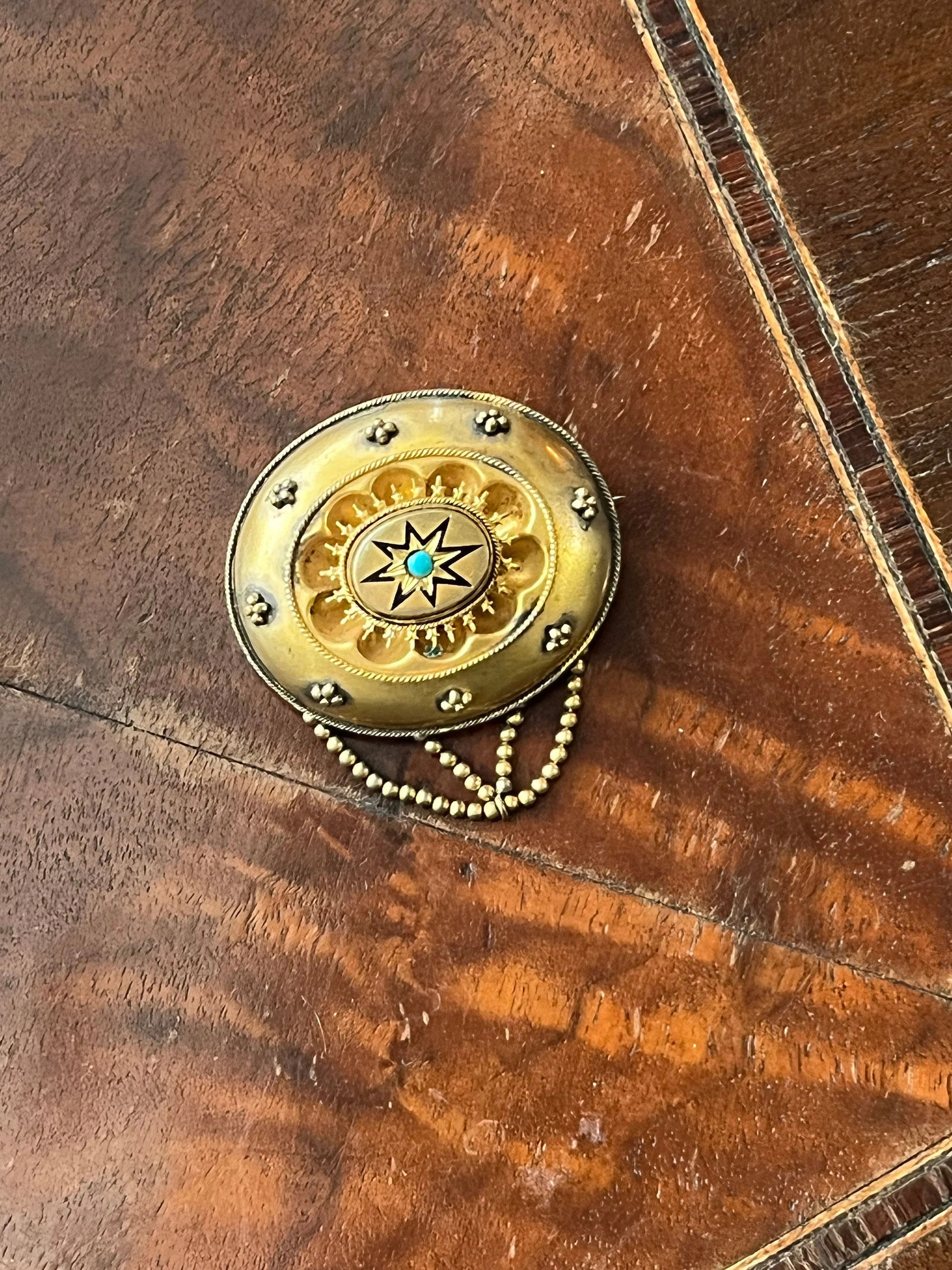 C. Victorian Prince of Wales Hair Brooch Antique Victorian Mourning Jewelry - Image 5