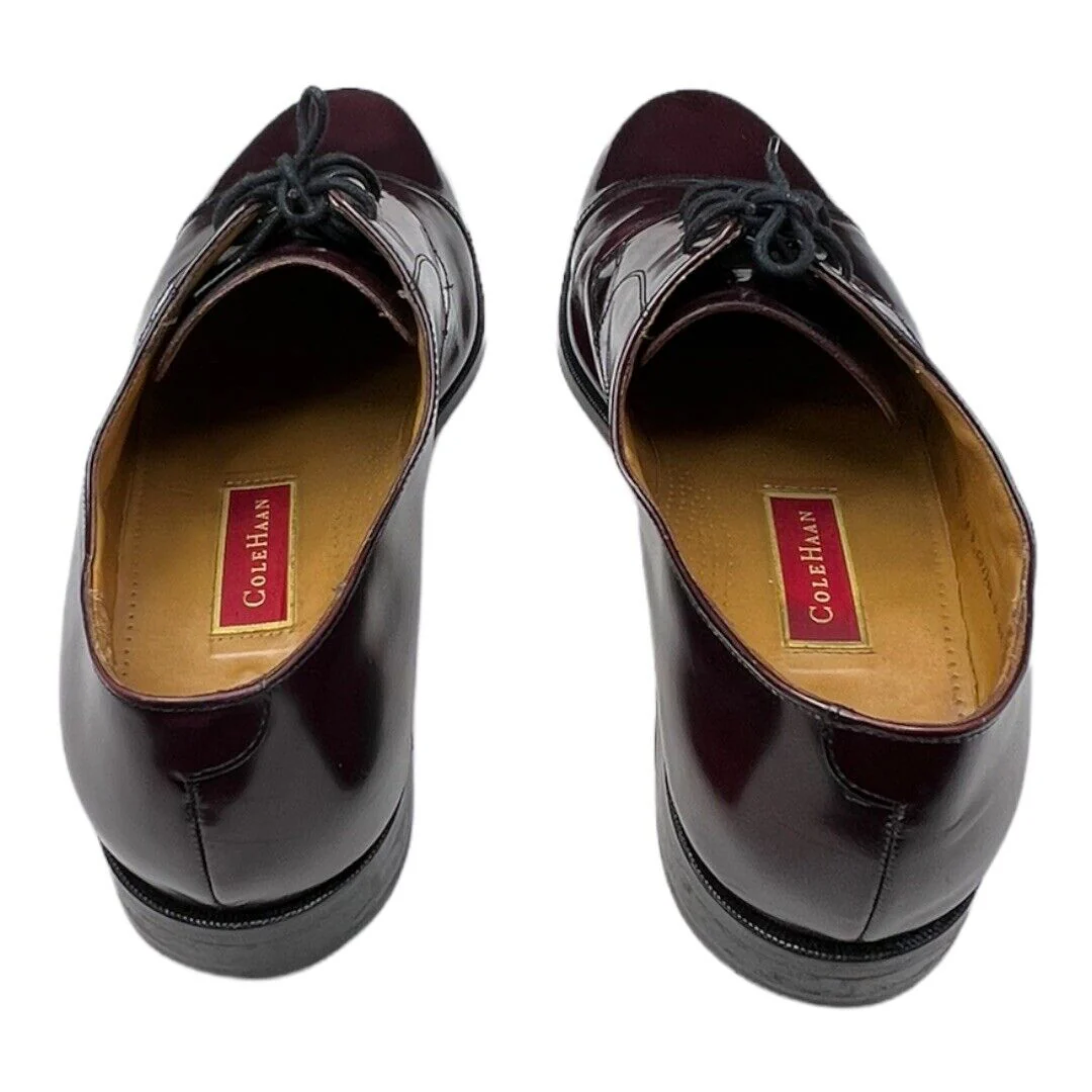 Caldwell Oxford Men's 14 D Burgundy Leather Captoe Lace Up 08331 by Cole Haan - Image 8