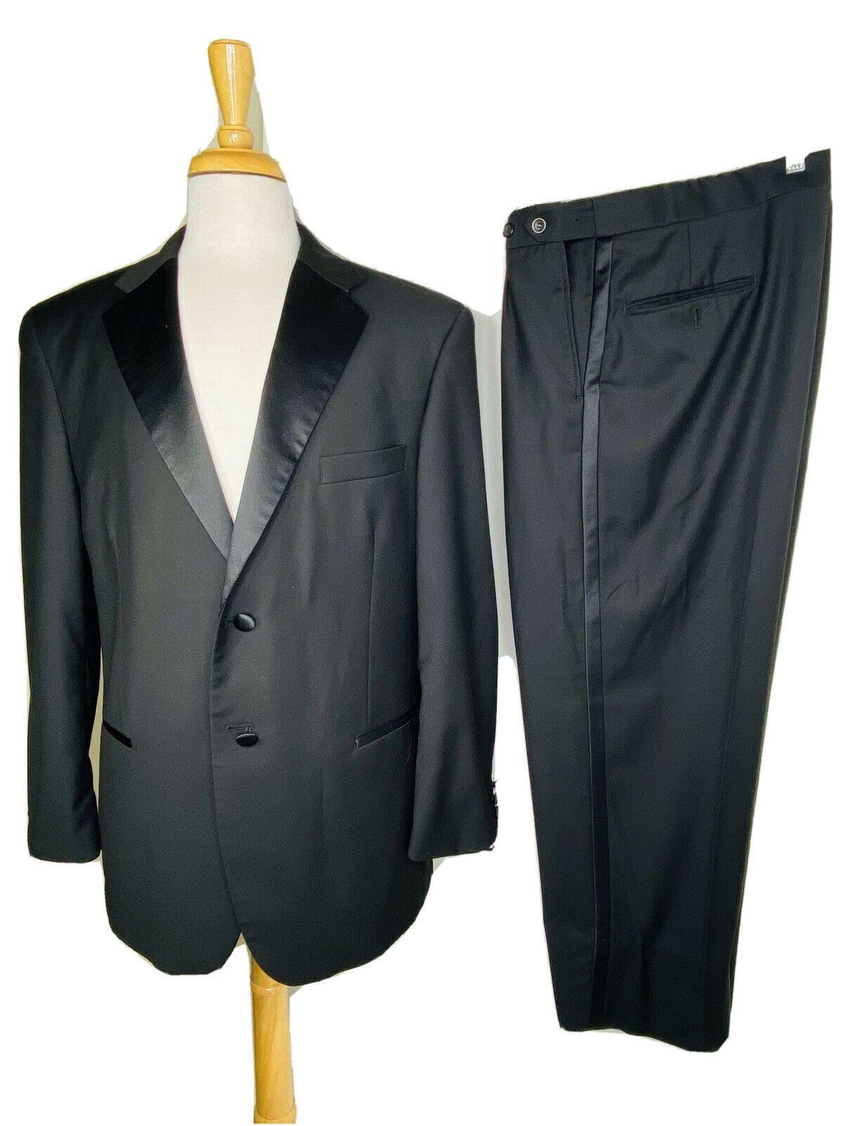 Caravelli Men's Black 2 Button Tuxedo Jacket by Caravelli - Image 9