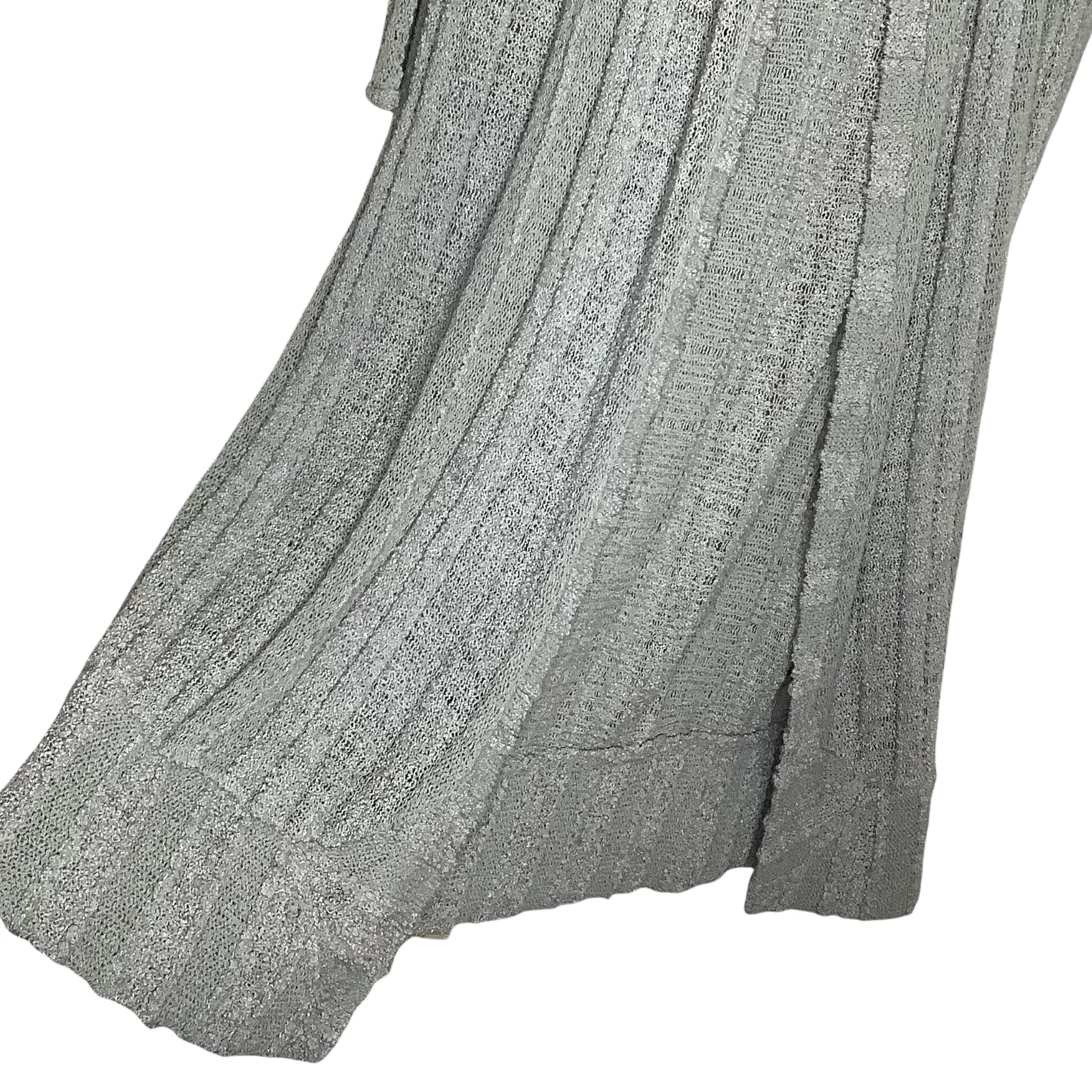 Cardigan 70s Long Knit Duster Sage Small Medium Textured Long Sleeve by Mary Farrin - Image 8