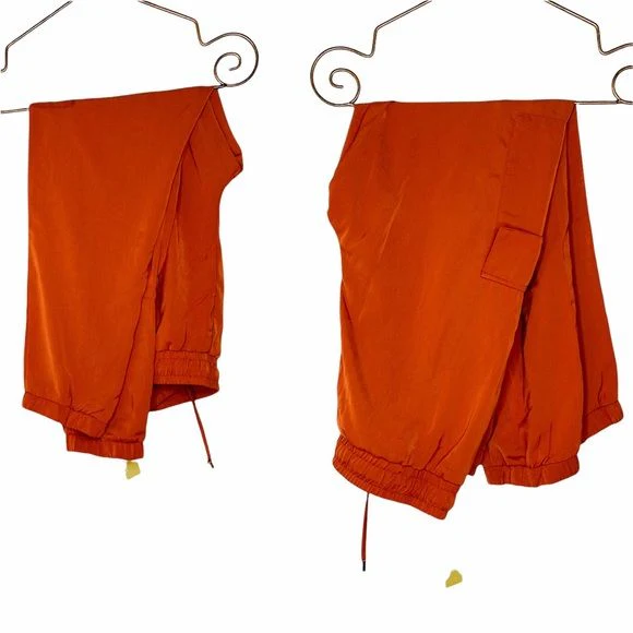 Cargo Jogger Pants Orange Womens Size Medium Brand New by Michael Kors - Image 10