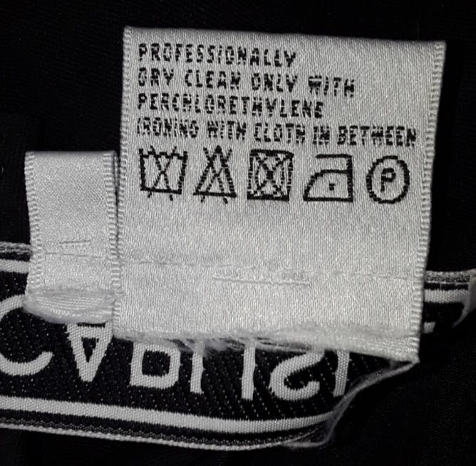 80's Black Wool Pencil Skirt by Carlisle - Image 6