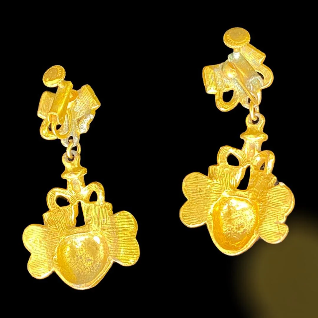 Castlecliff's Lawrence Vrba Warrior Vintage Earrrings by Castlecliff's Lawrence Vrba - Image 6