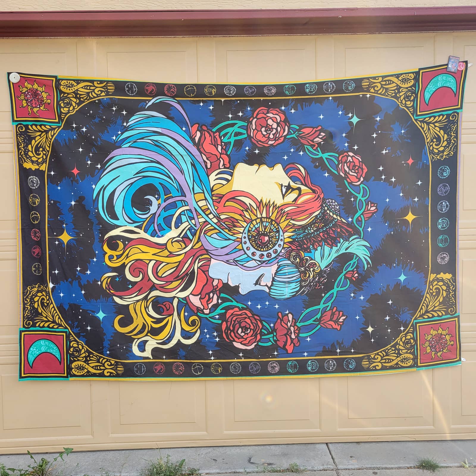 Celestial Zodiac Wall Tapestry - Image 3