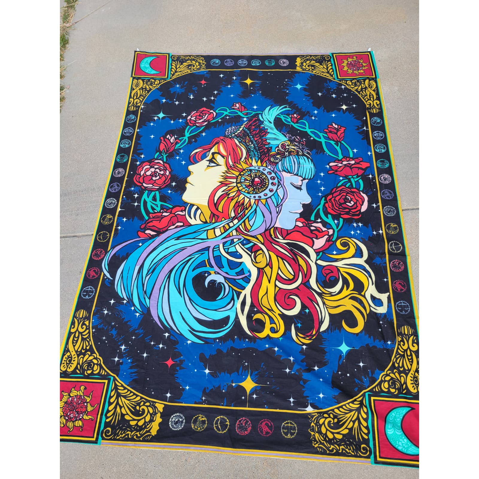 Celestial Zodiac Wall Tapestry - Image 5