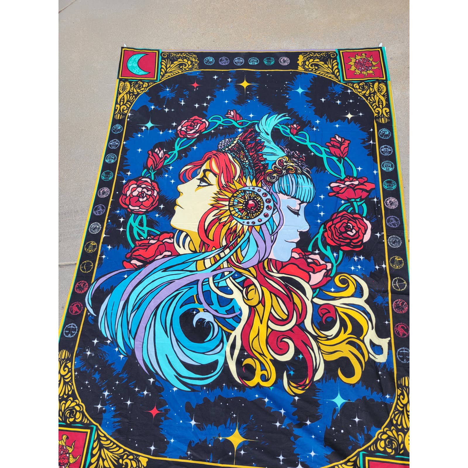 Celestial Zodiac Wall Tapestry - Image 6