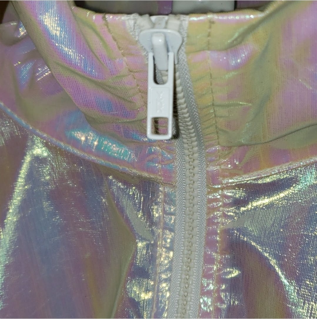 Cellophane Nylon Iridescent Jacket by Sass - Image 3