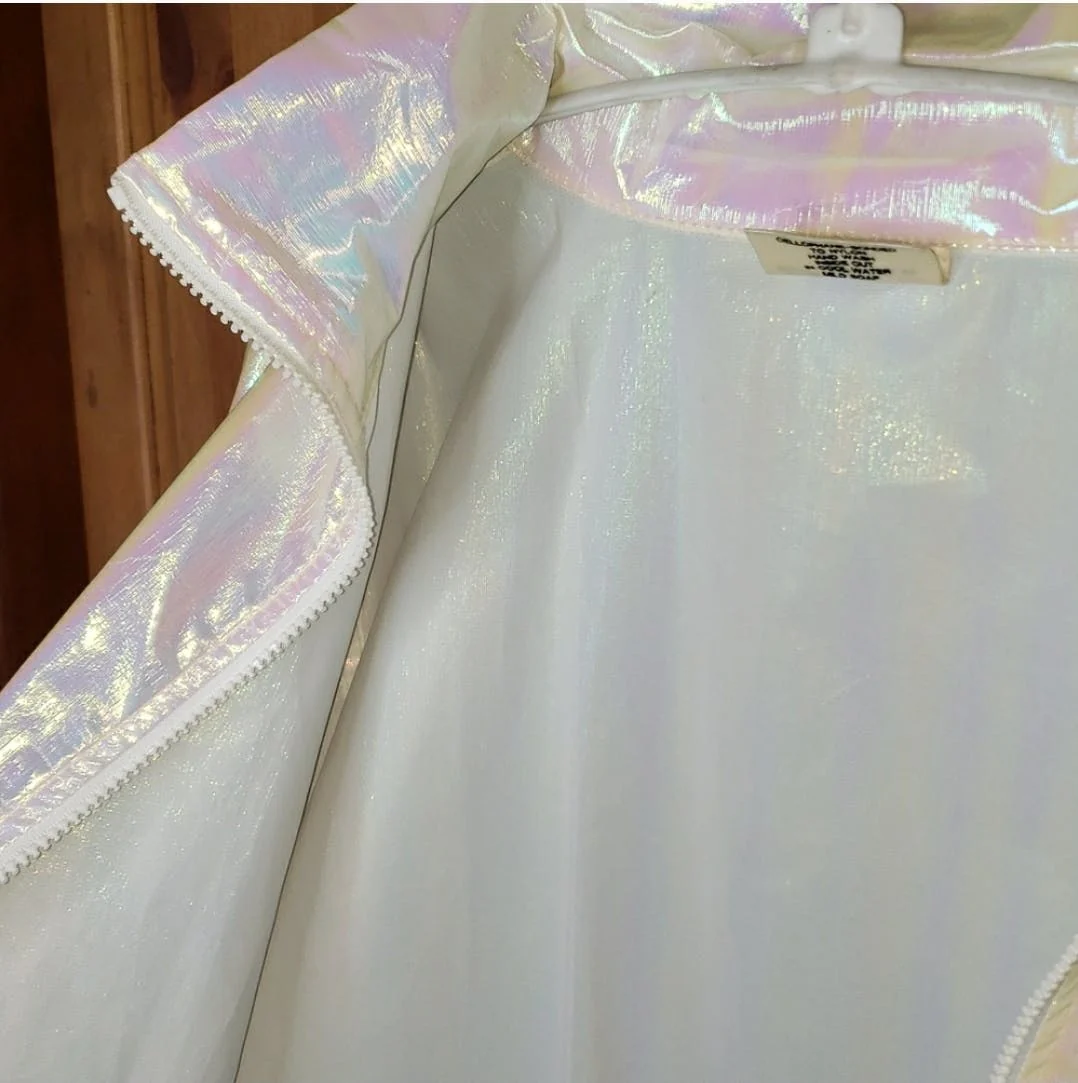 Cellophane Nylon Iridescent Jacket by Sass - Image 6