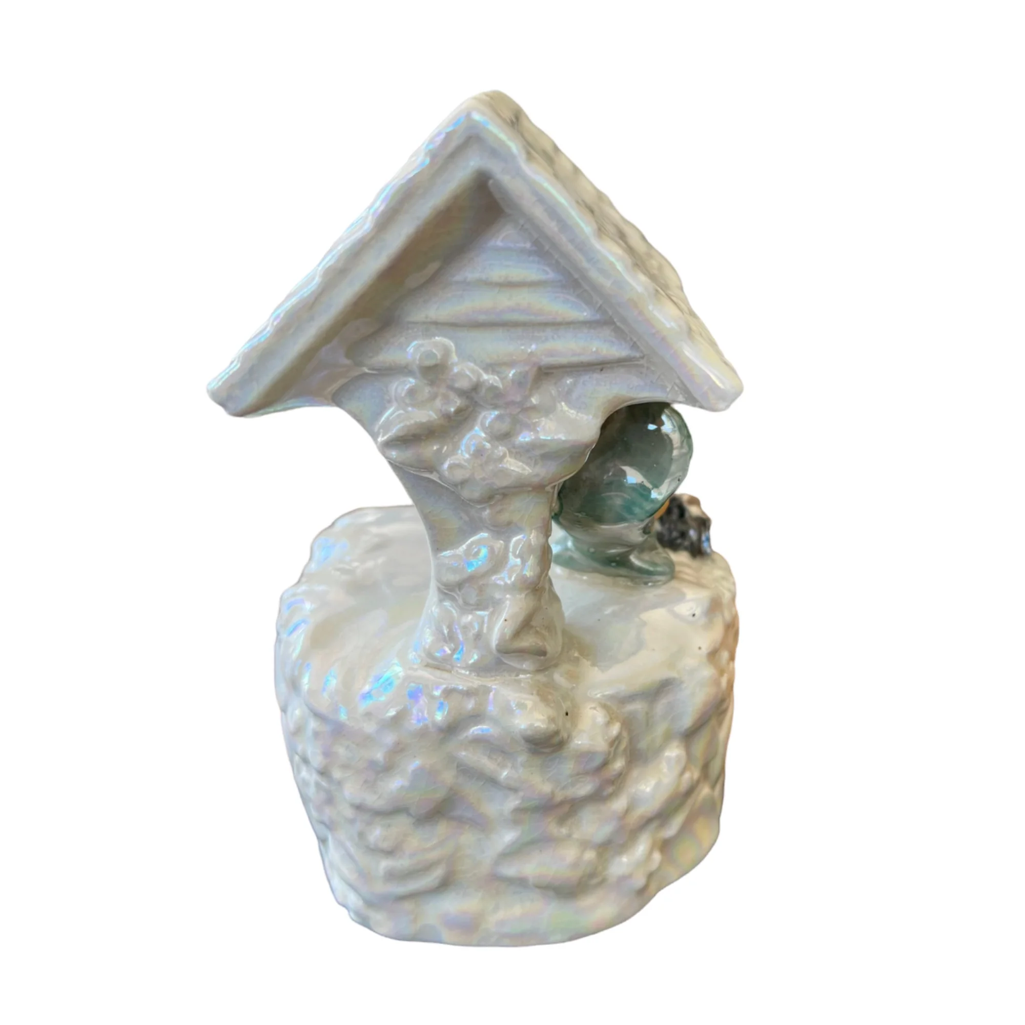 Ceramic Pixie Elf Wishing Well Coin Bank - Image 3