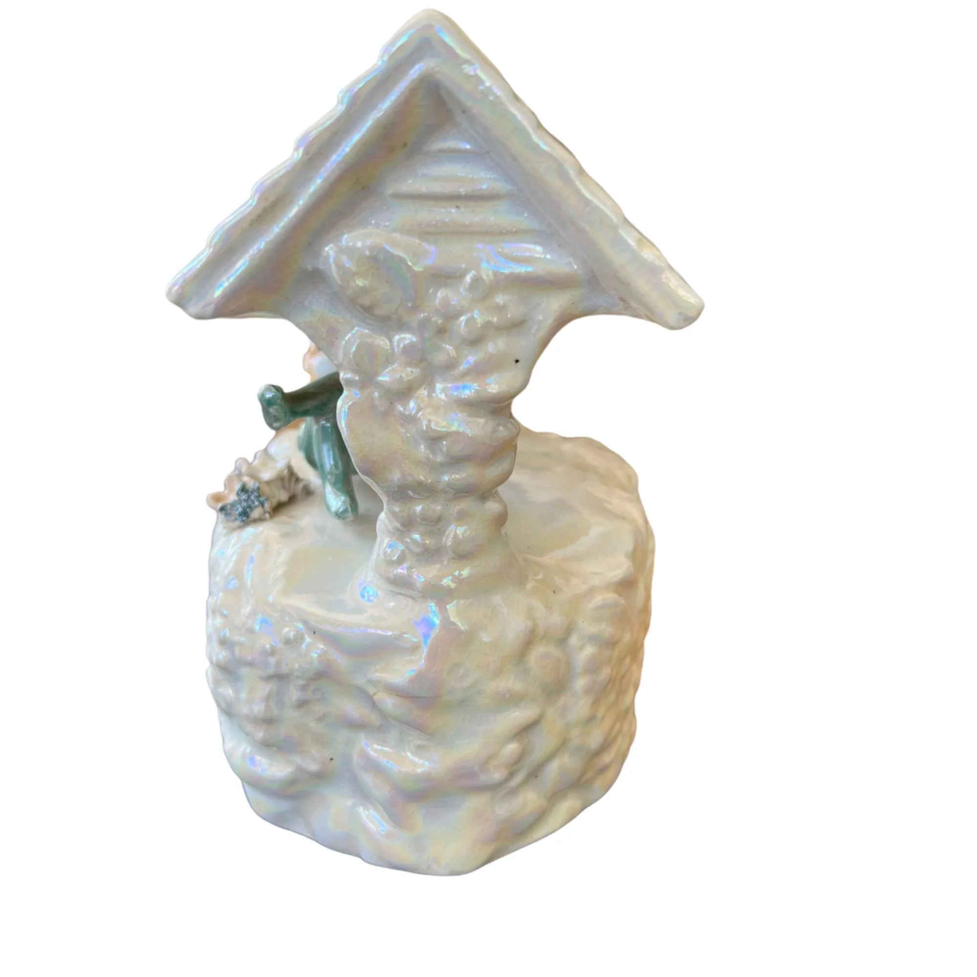 Ceramic Pixie Elf Wishing Well Coin Bank - Image 7