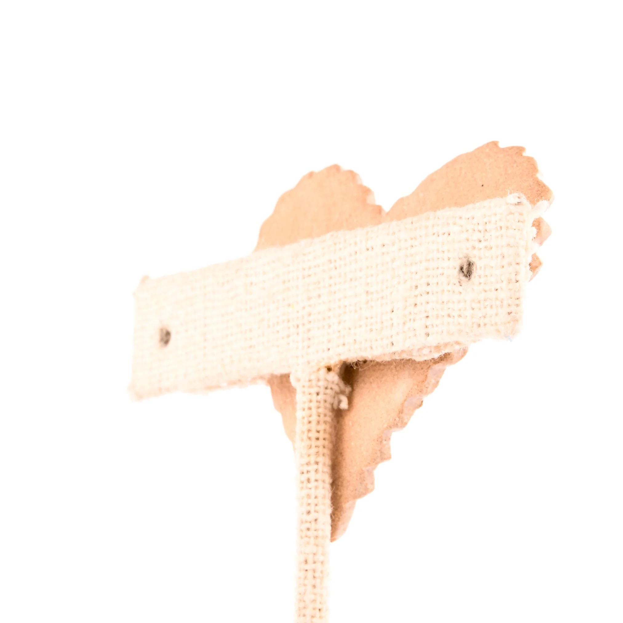 Ceramic Rose Heart Brooch Pin - Image 6