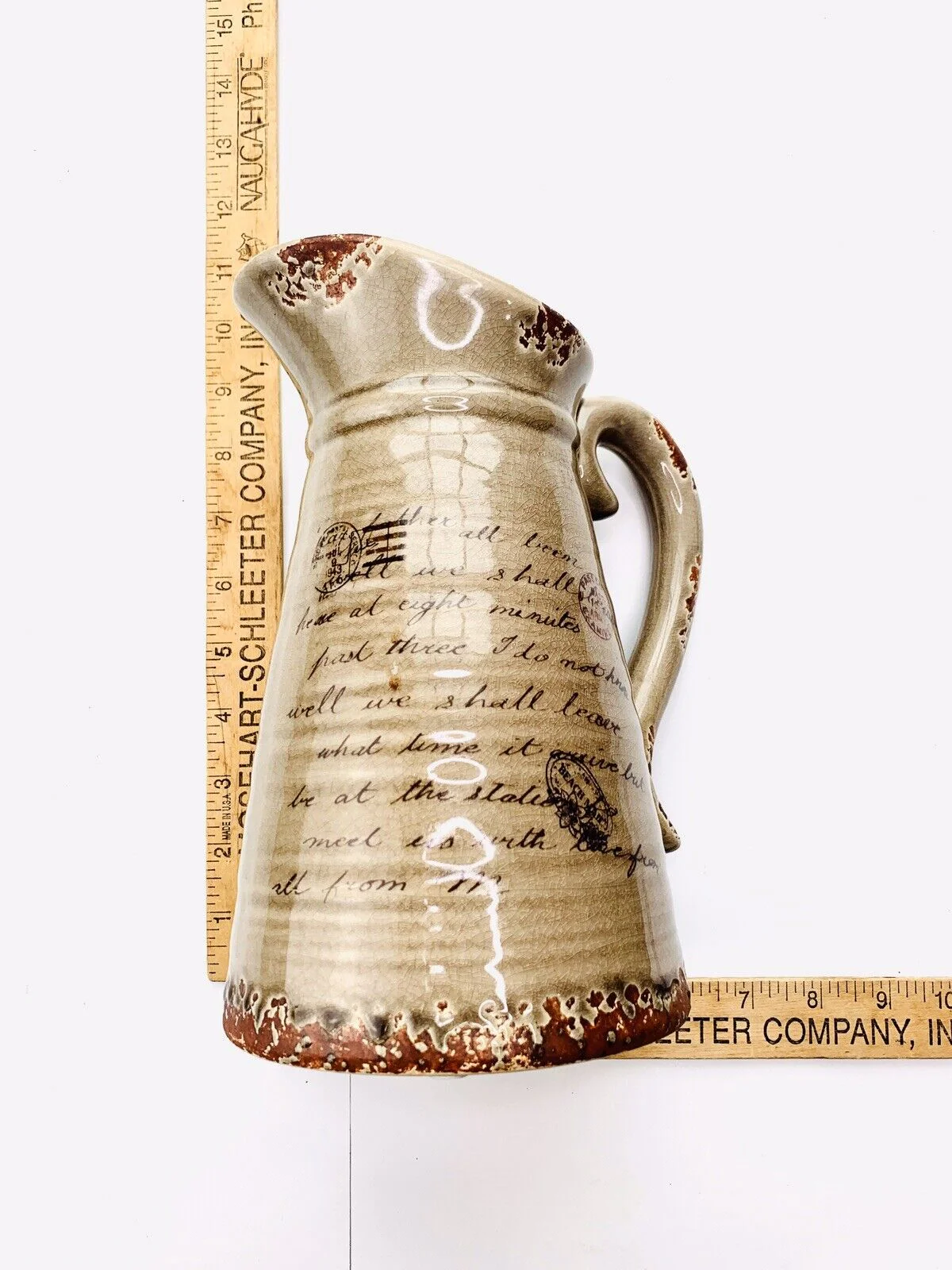 00s Farrar Pitcher By Ophelia And Co. Aged Cursive By Farrar - Image 7