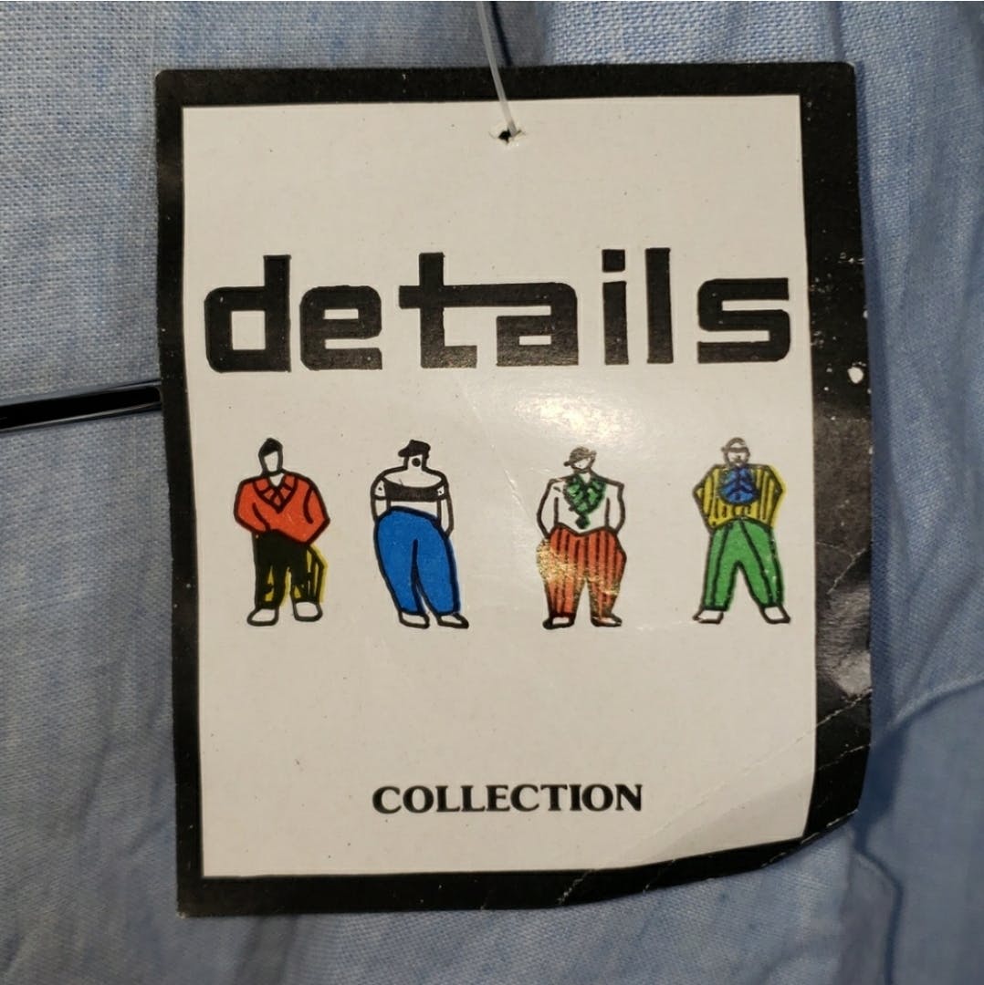 80's Chambray Bodysuit by Details Sportswear - Image 5