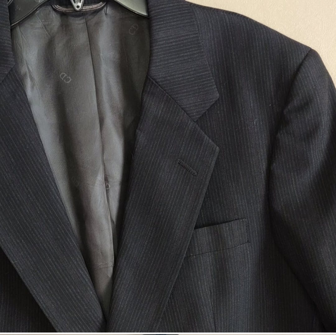 Classic Charcoal Gray Blazer by Christian Dior Monsieur Paris Ny - Image 4