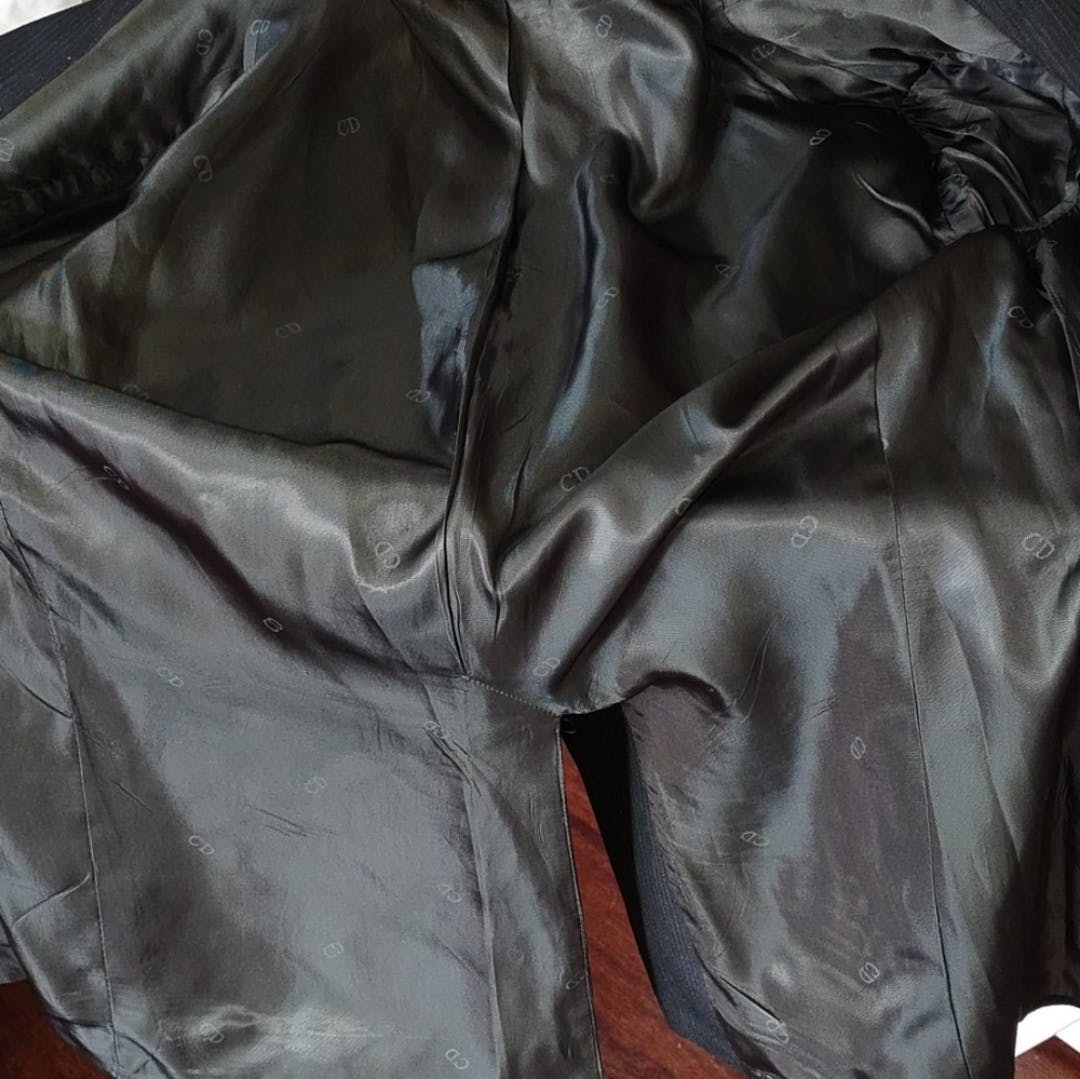 Classic Charcoal Gray Blazer by Christian Dior Monsieur Paris Ny - Image 9