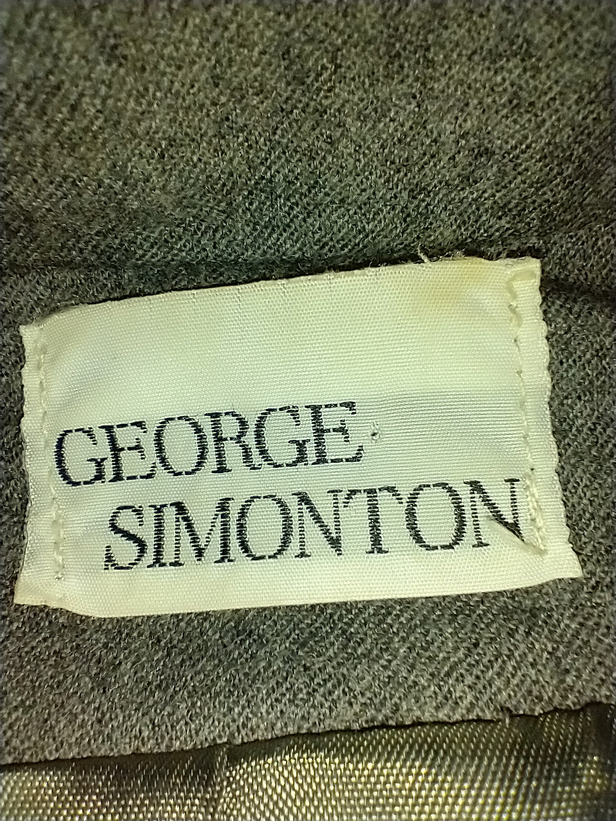 Charcoal Wool With Faux Fur Lapel And Cuffs By George Simonton - Image 7