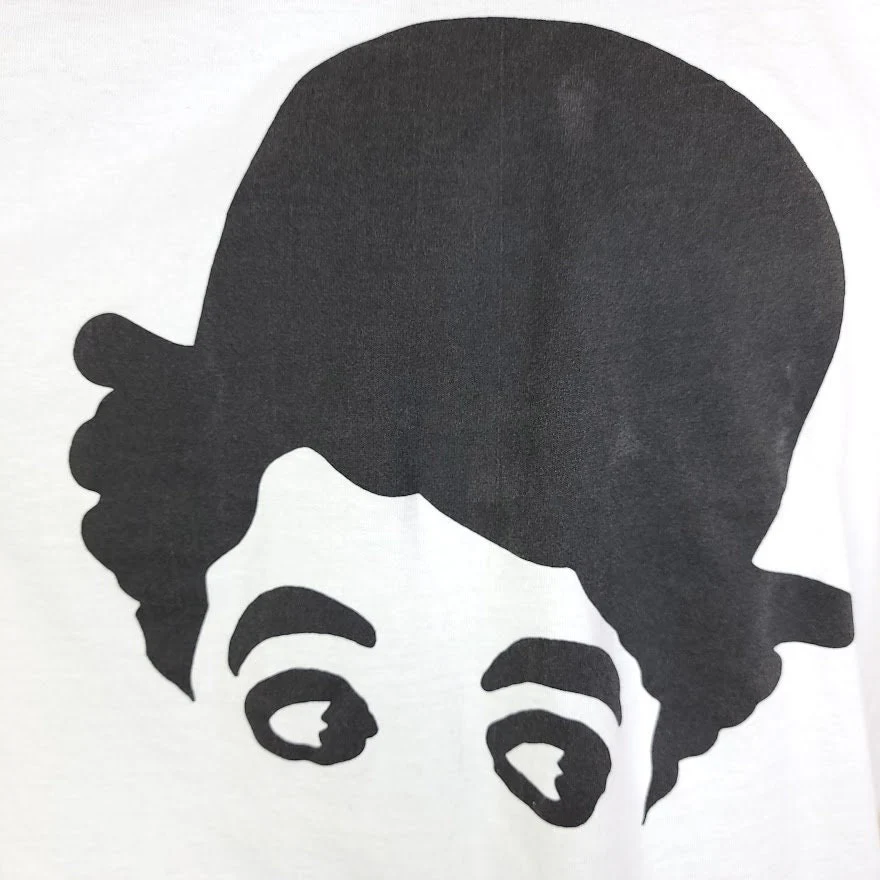 Charlie Chaplin T-Shirt Vintage 90s Silent Film Star Comedy Made In Usa Mens Size Medium - Image 2