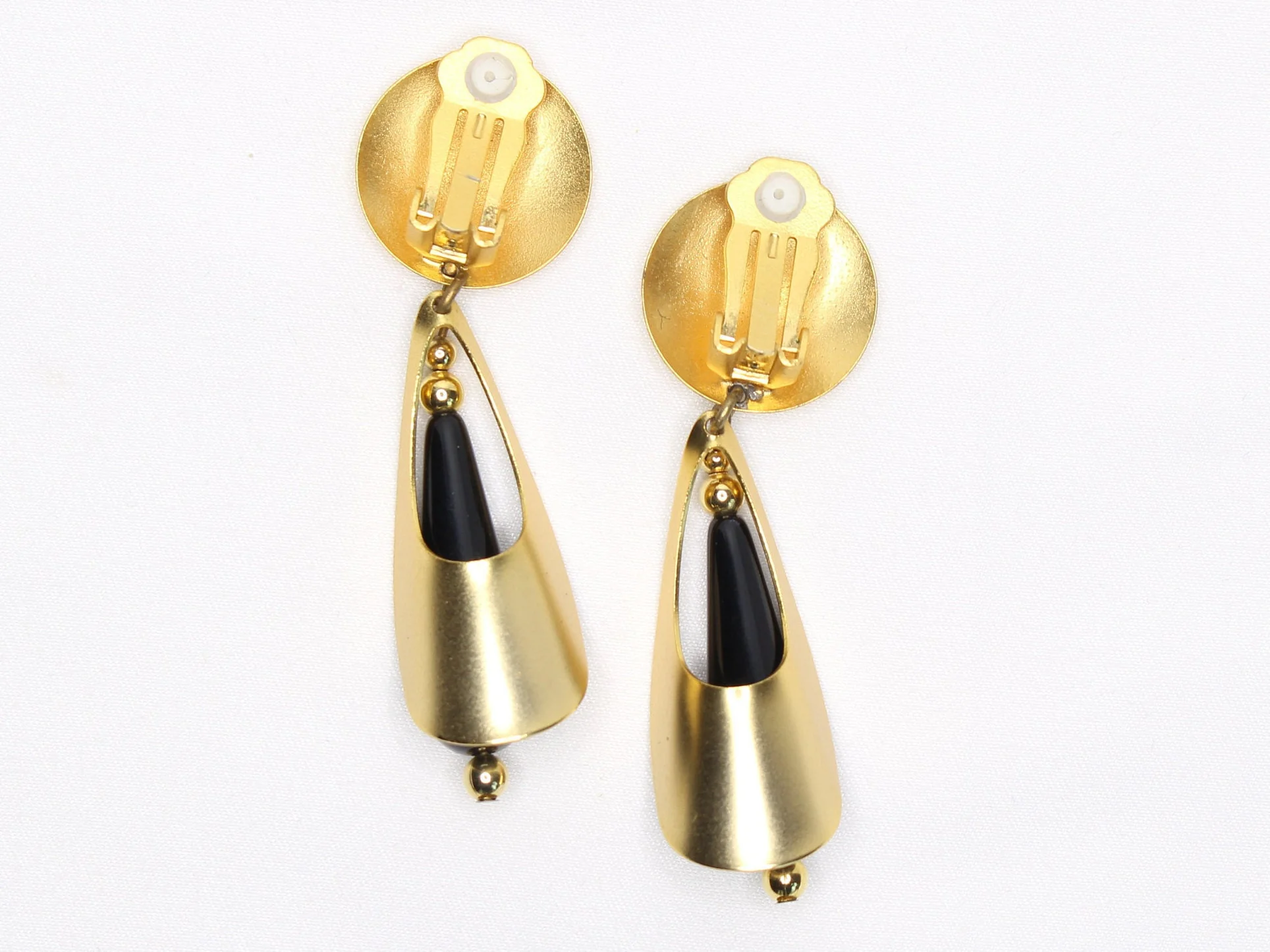 Chic Dangling Bead Statement Earrings - Image 2