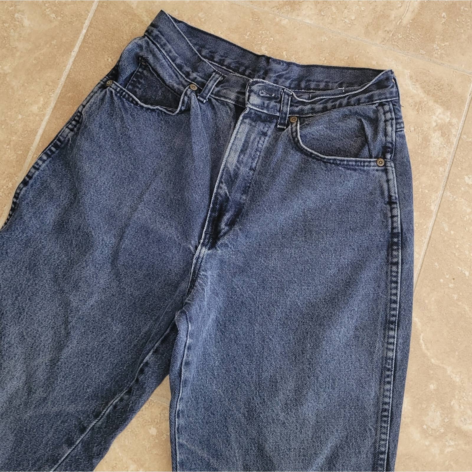 Chic Vintage Medium Wash High Waist Mom Jeans by Chic - Image 3