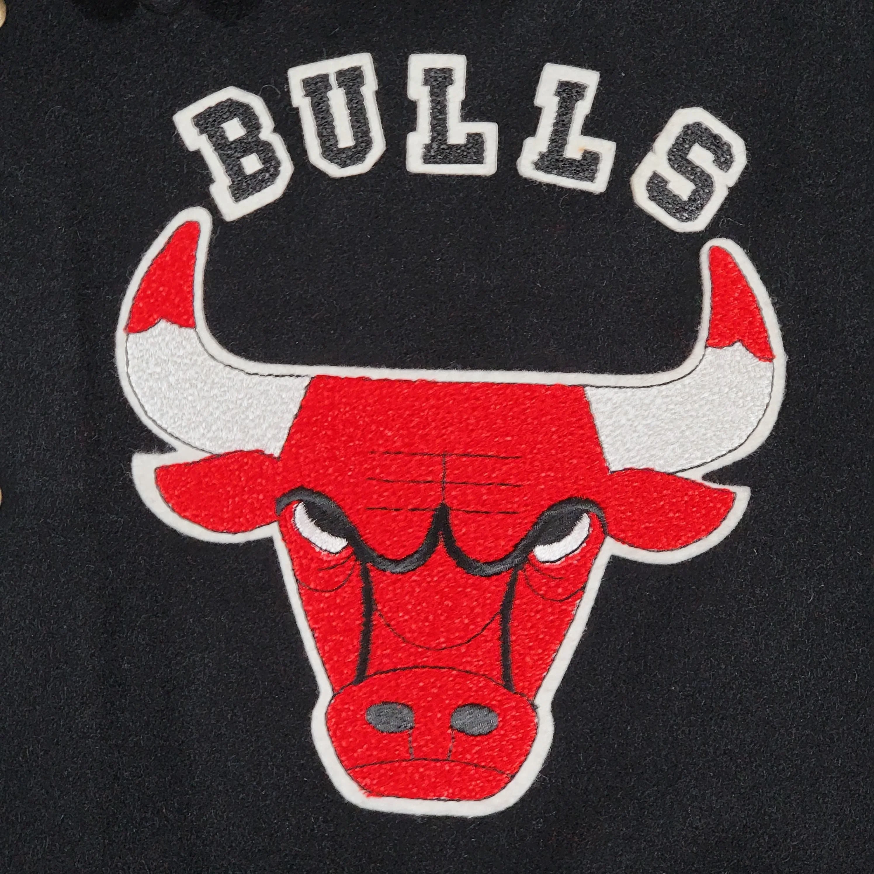 Chicago Bulls Vintage 90s Chalk Line Wool Varsity Jacket - Size Large - Image 7