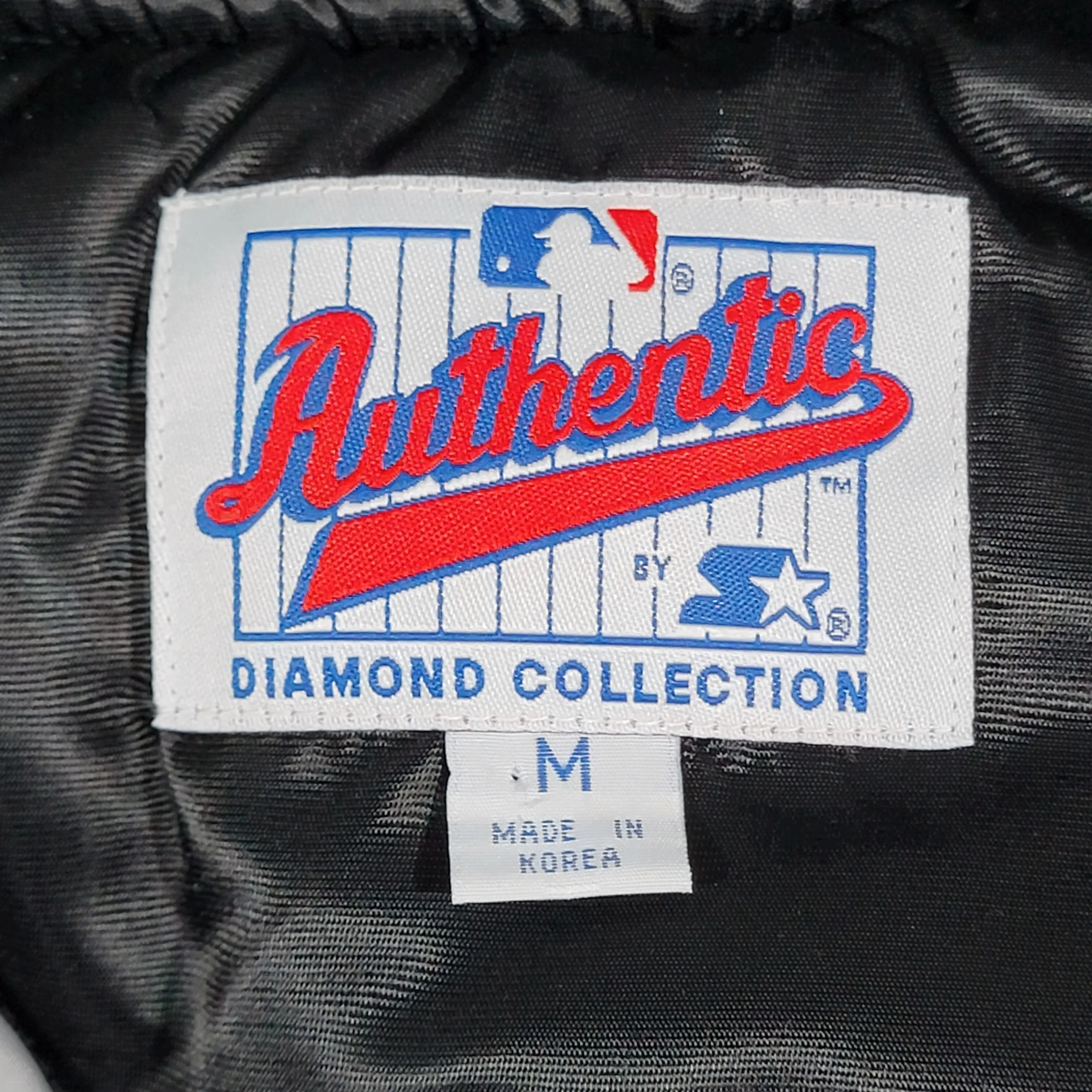 Chicago White Sox Vintage 90s Starter Satin Bomber Jacket - Size Medium M - Image 6