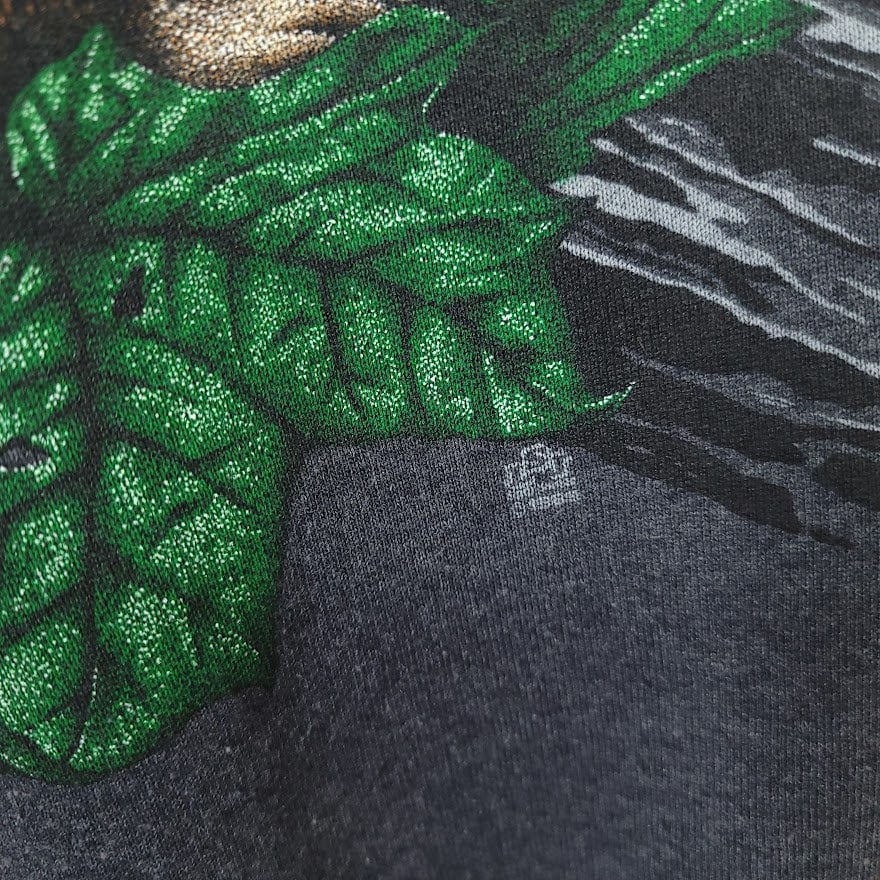 Chipmunks Sweatshirt Vintage 80s Nature Animal Tee Made In Usa Mens Size Large - Image 3