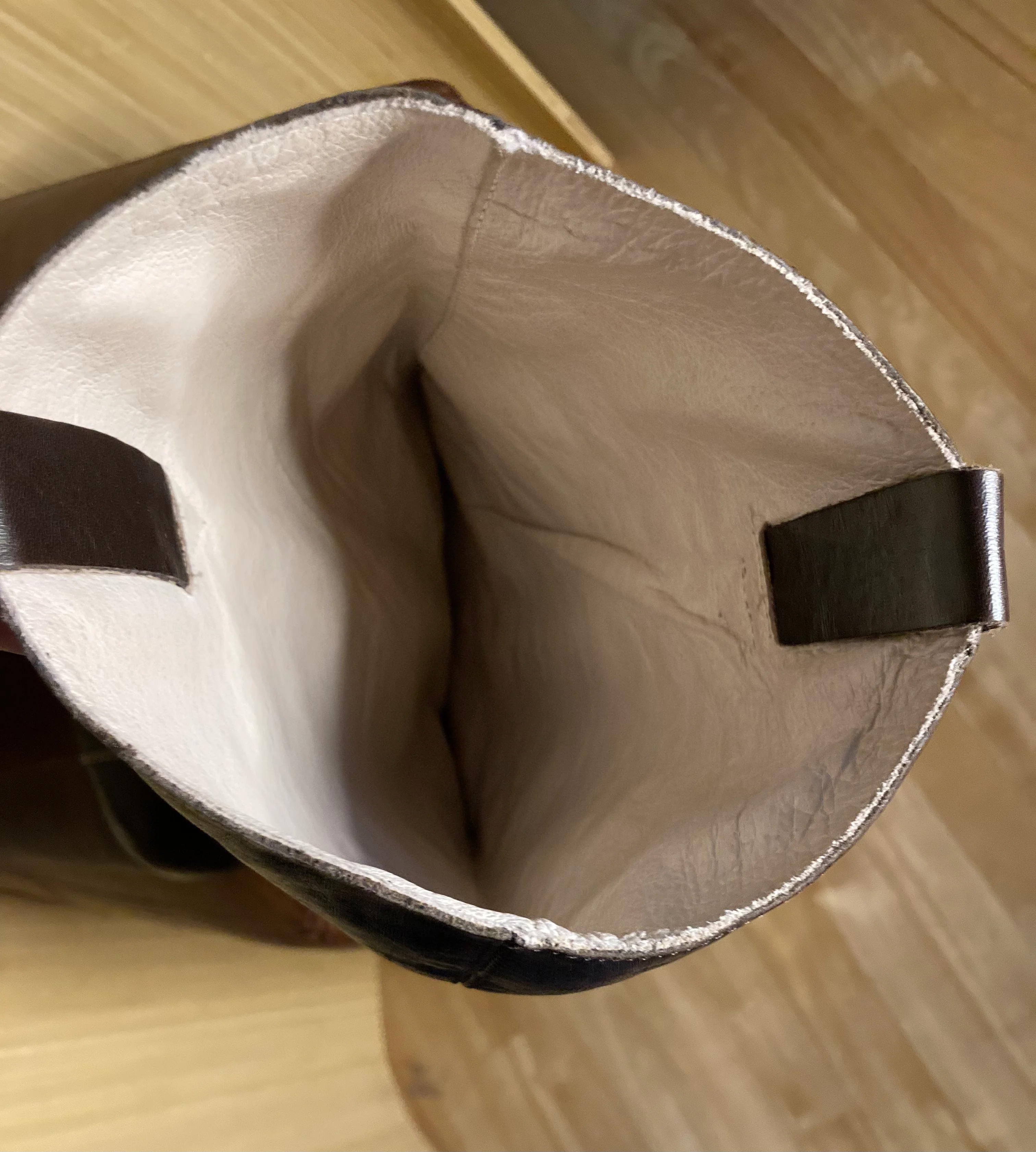 Chocolate Brown Tall Boots With Contrast Stitching By Boden - Image 12