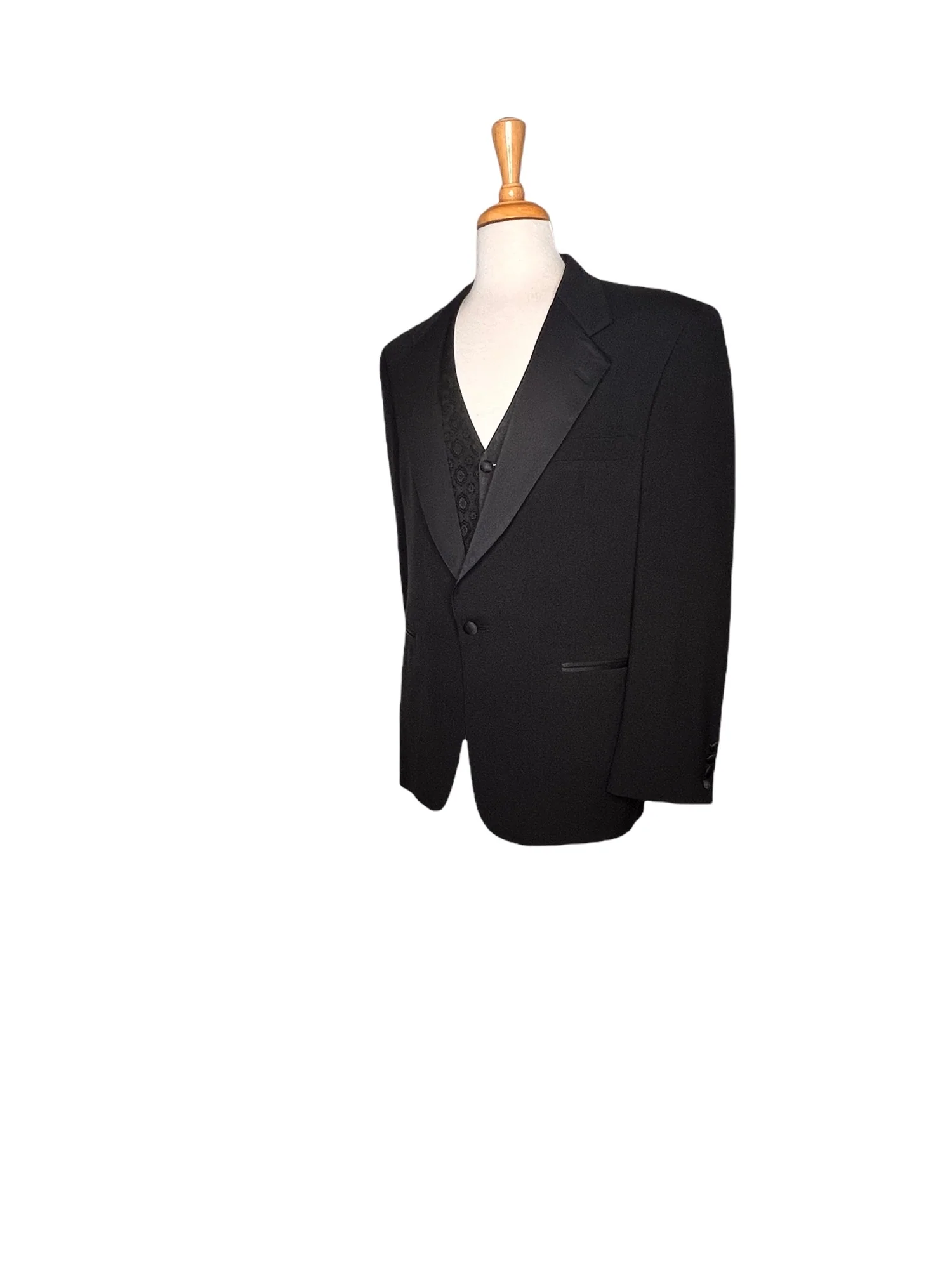 Christian Dior Monsieur Vintage Mens 3 Piece Tuxedo Black by Dior - Image 3