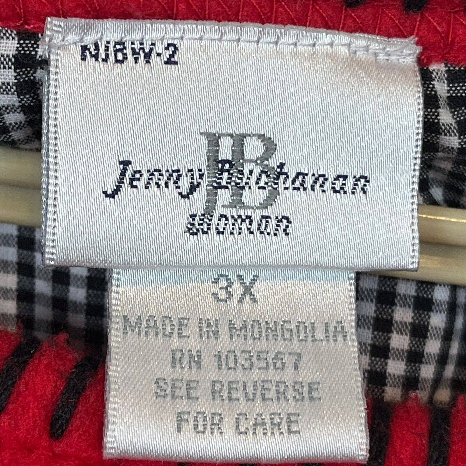 Christmas Cat Pullover Cozy Fleece Sweater Women's Red Size 3x by Jenny Buchanan - Image 10